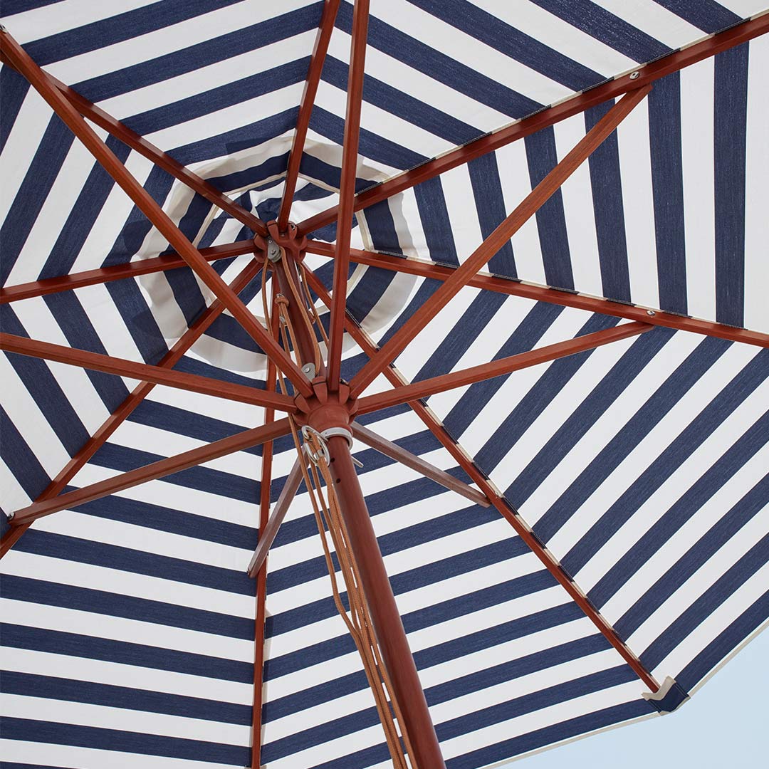 skagerak messina sonnenschirm rund 270 streifen blau 80261