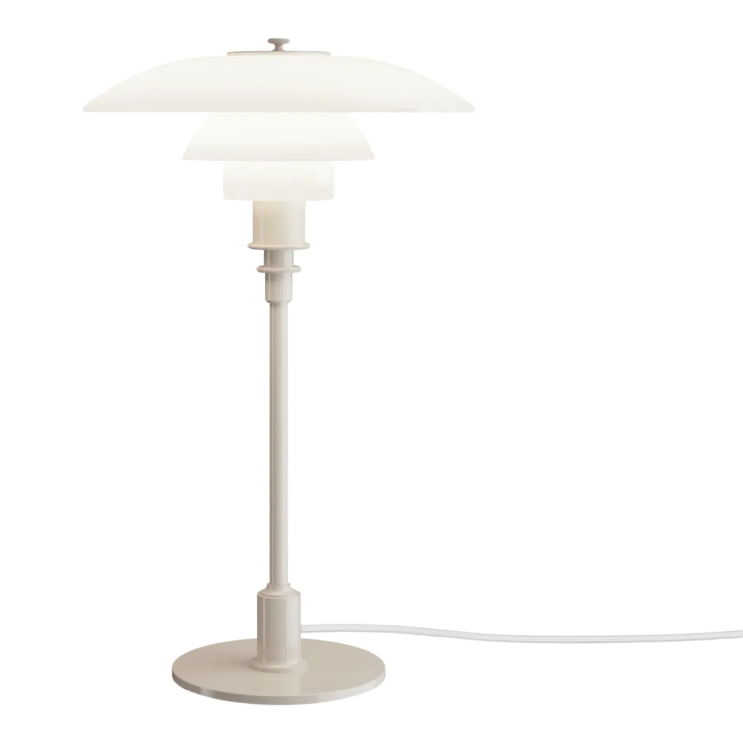 Louis Poulsen - PH 3/2 Tischleuchte glossy beige