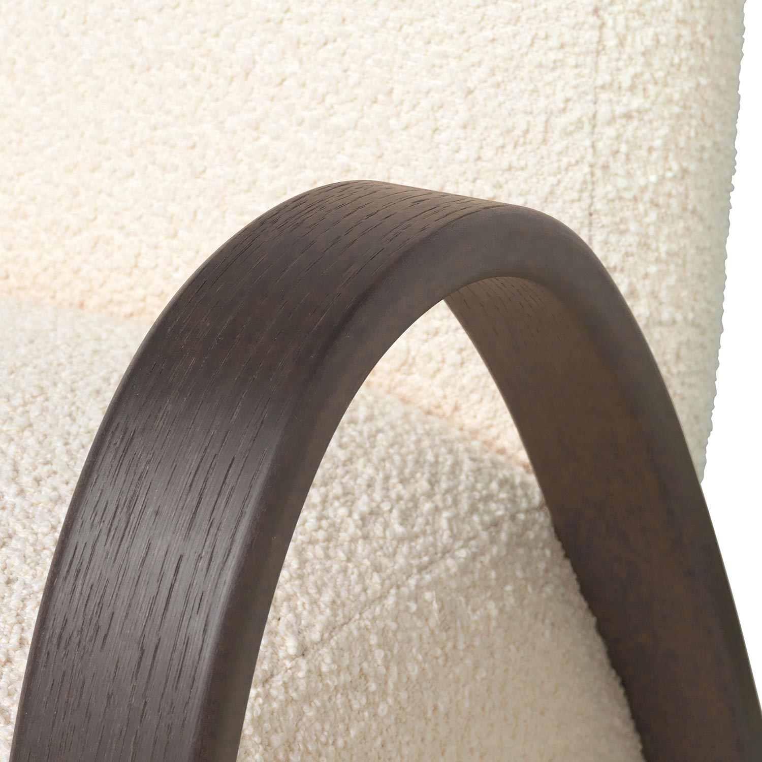 ferm living buur lounge chair boucle close up 96169