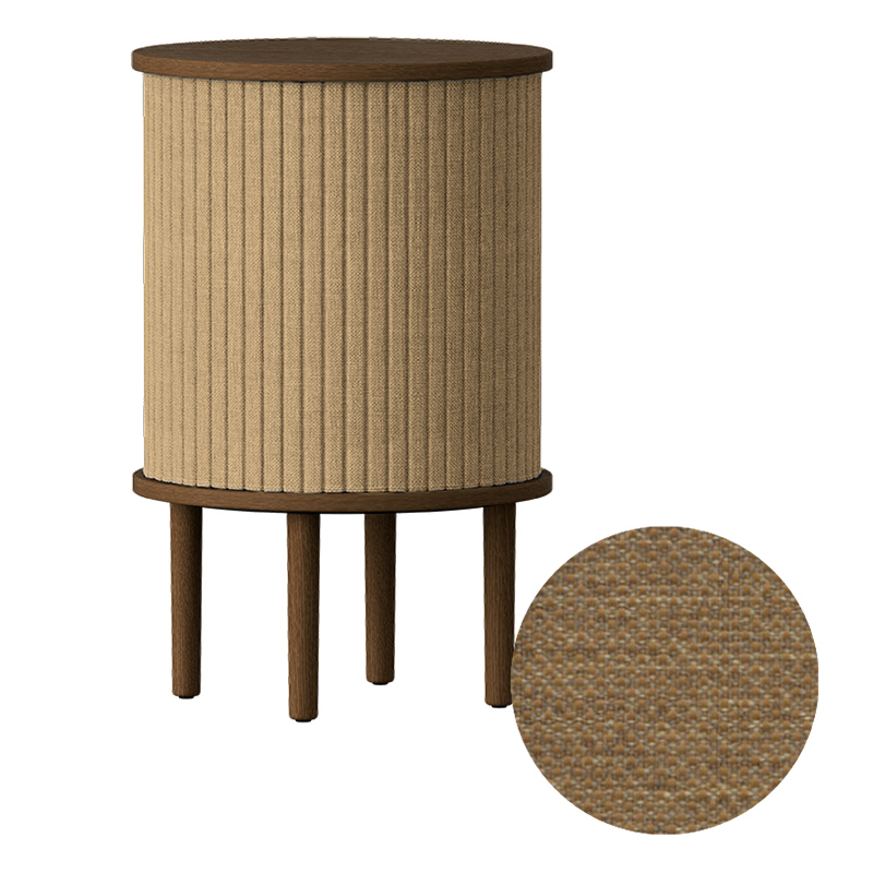 umage audacious side table dunkle eiche sugar brown 86710