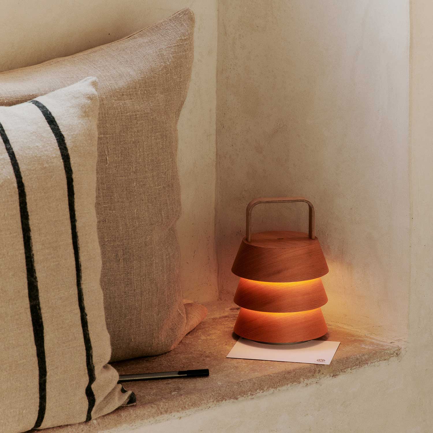 Ferm Living - Oleo Kissen terracotta/natural