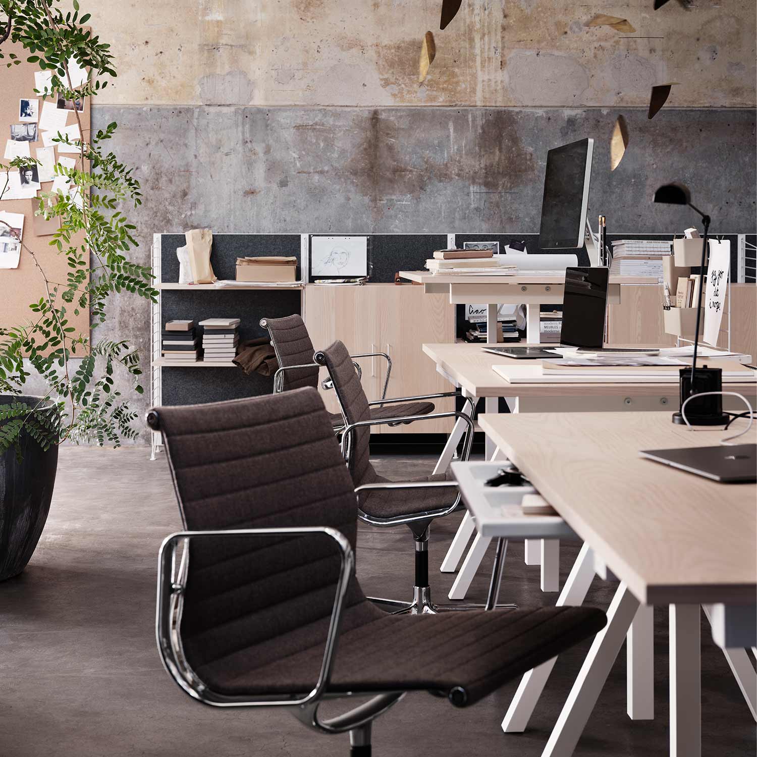 string trennwand filzueberzug schreibtisch 74833