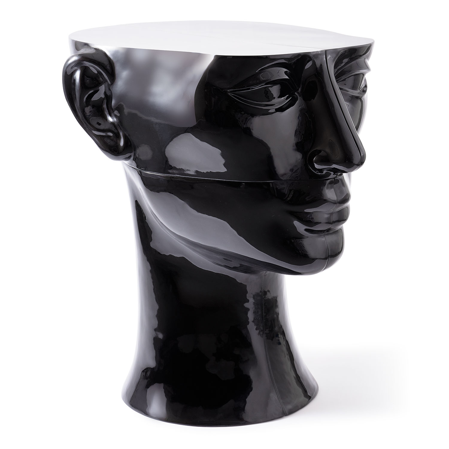 pols potten head beistelltisch schwarz 101532