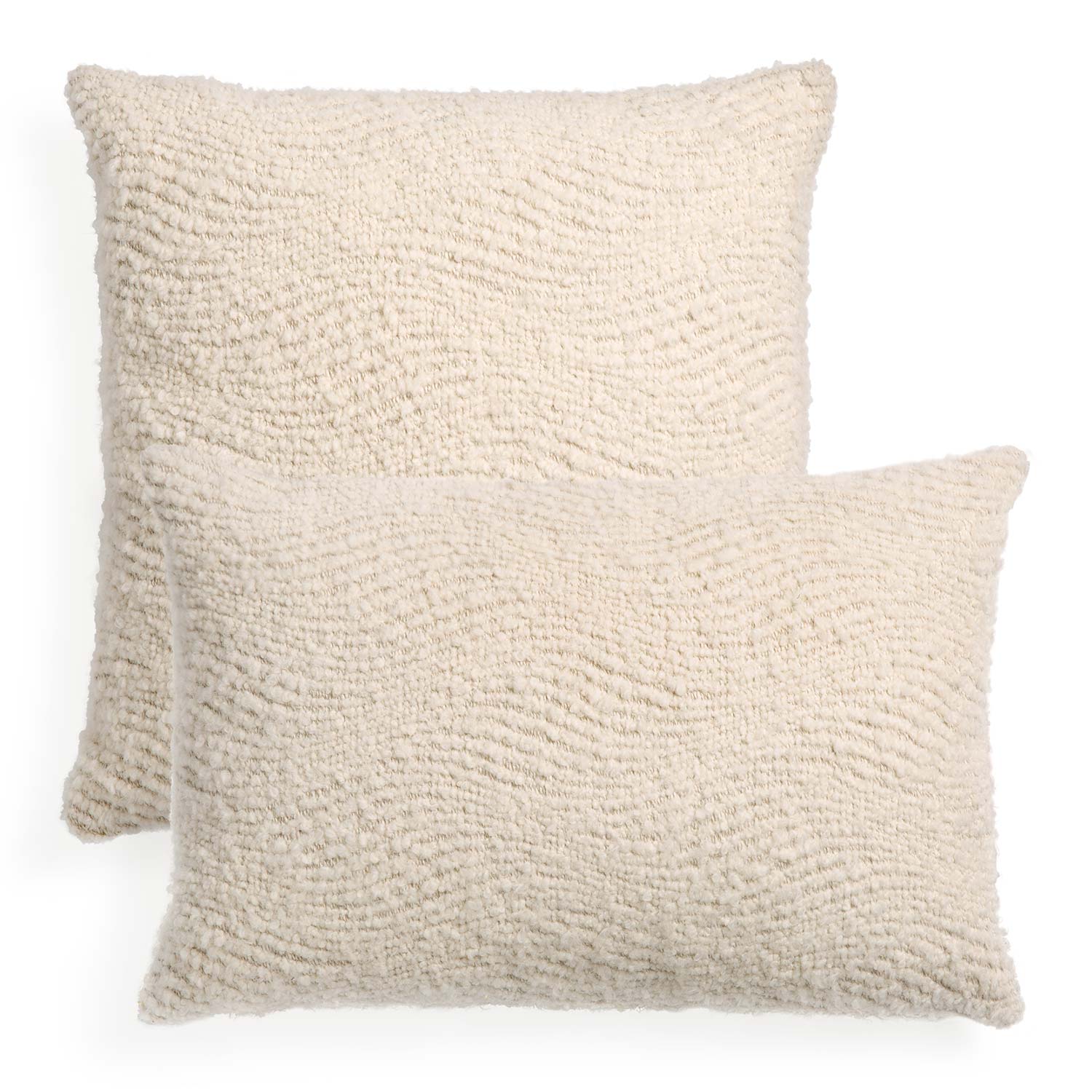 Ethnicraft - Wave Kissen off white rechteckig