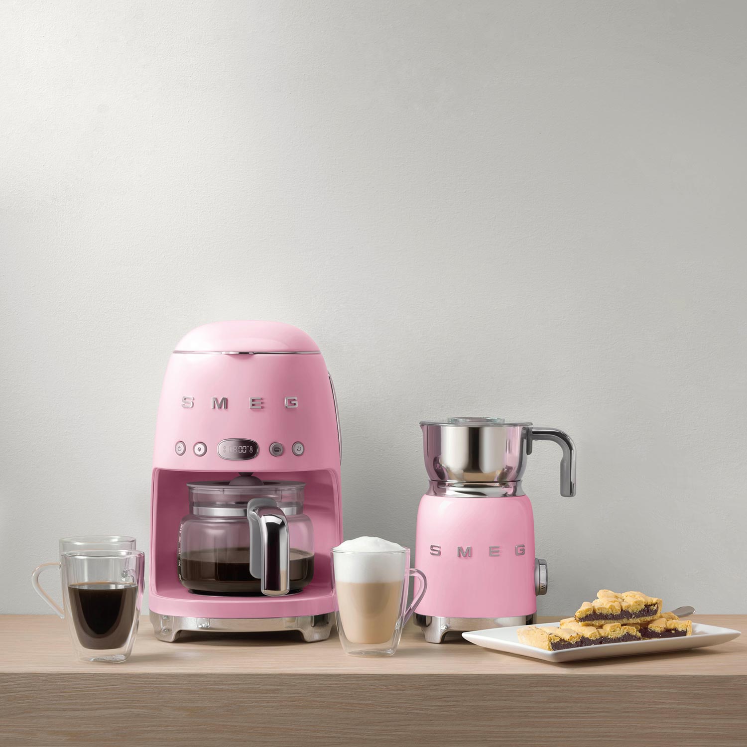 filter kaffeemaschine pink kueche ambiente smeg 104172