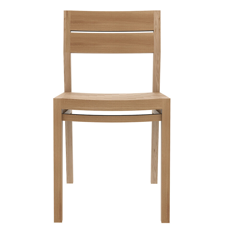 ethnicraft ex1 stuhl eiche lackiert 10150070 frontal 83909