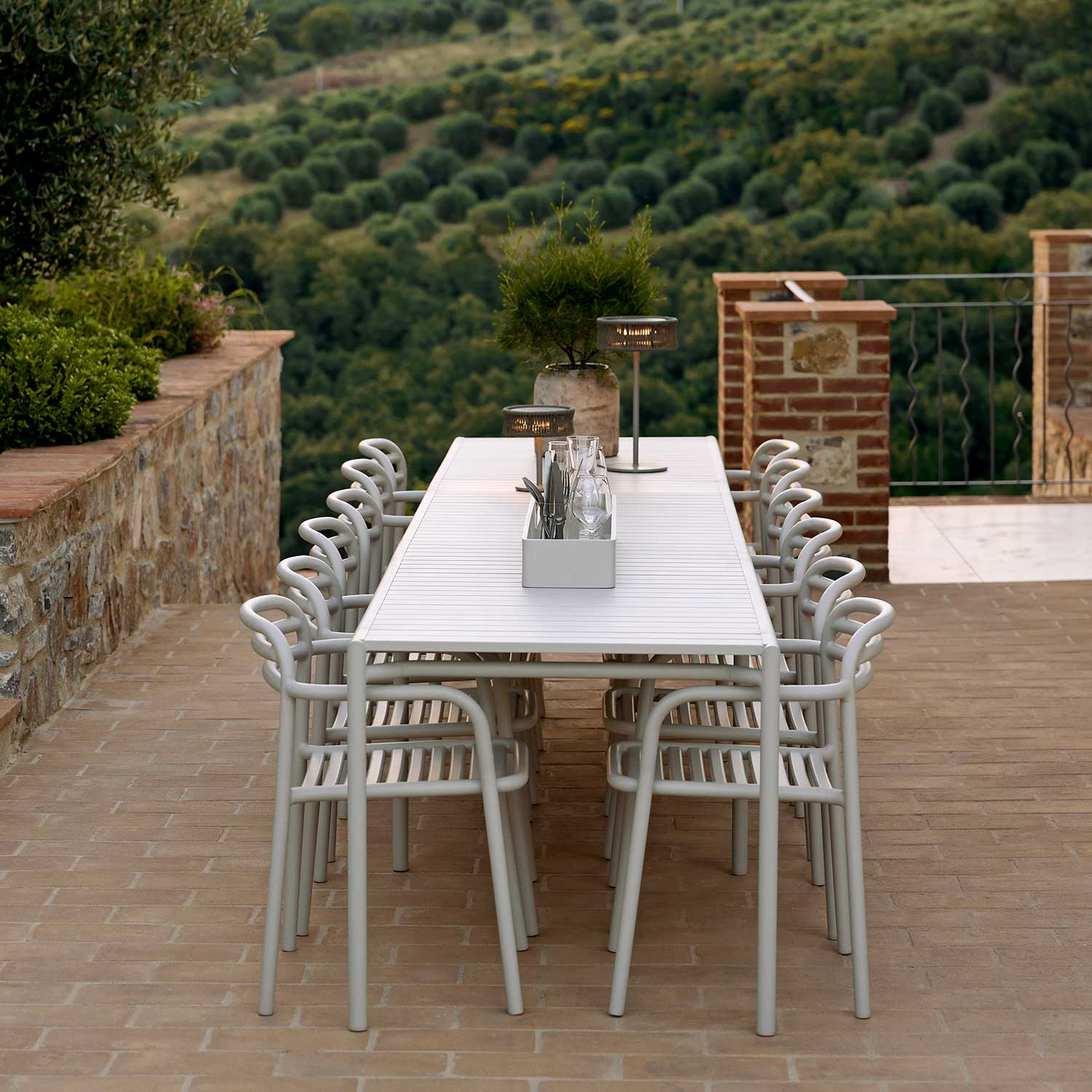 Cane-line - Bliss Outdoor Tisch quadratisch sand