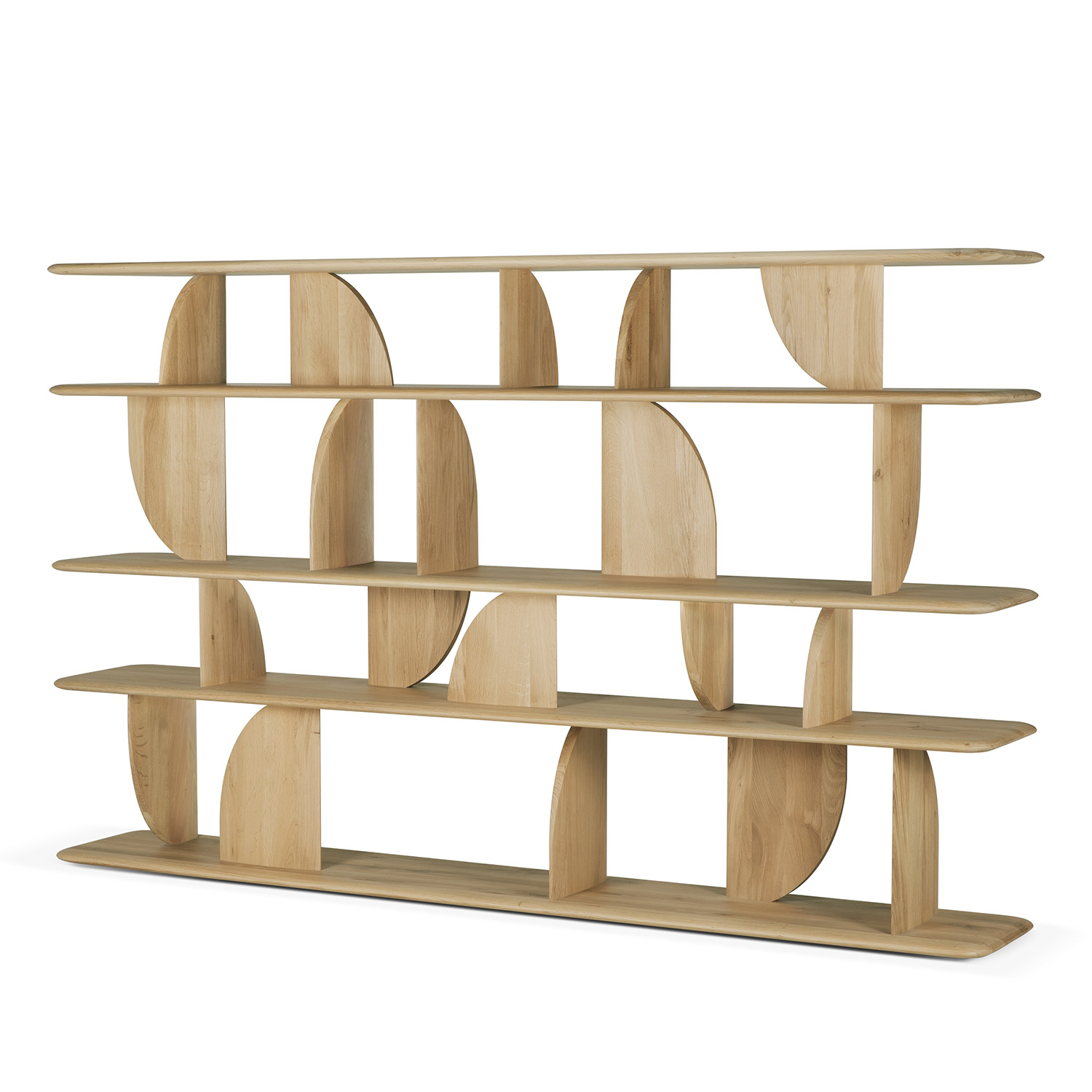 ethnicraft geometric raumteiler eiche schraeg 103910