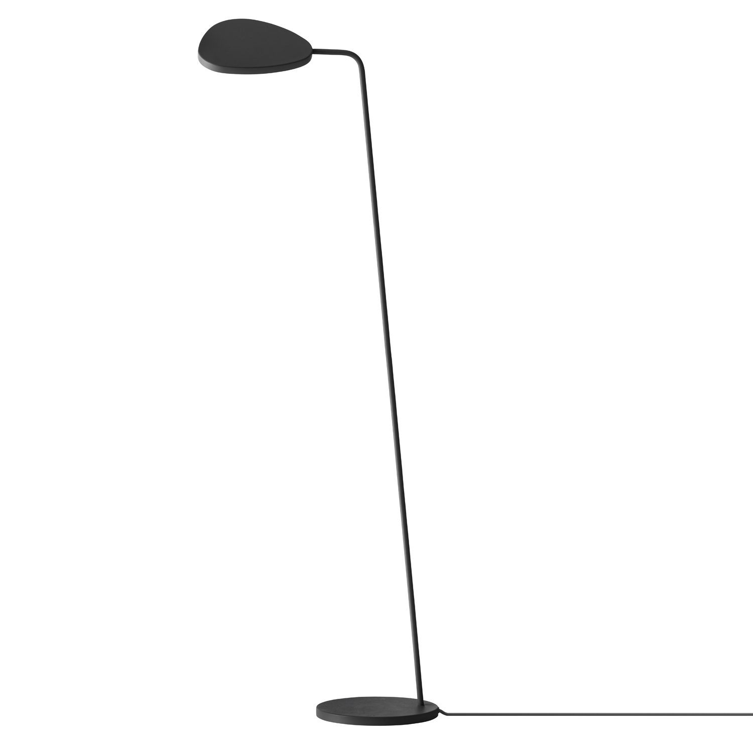 muuto leaf stehlampe schwarz 27019