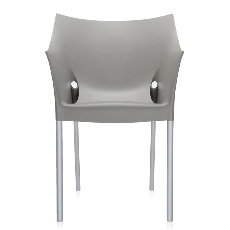 kartell dr no armlehnstuh grau 102354