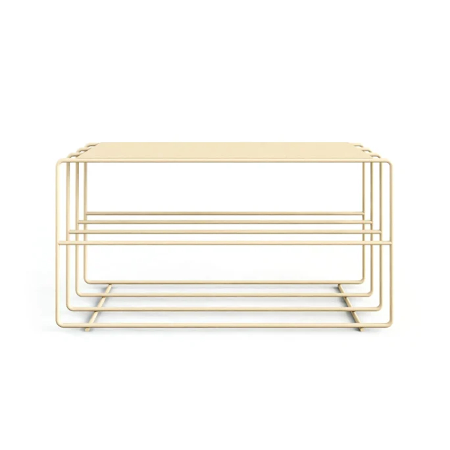 metallbude neva schuhregal cashew 96724