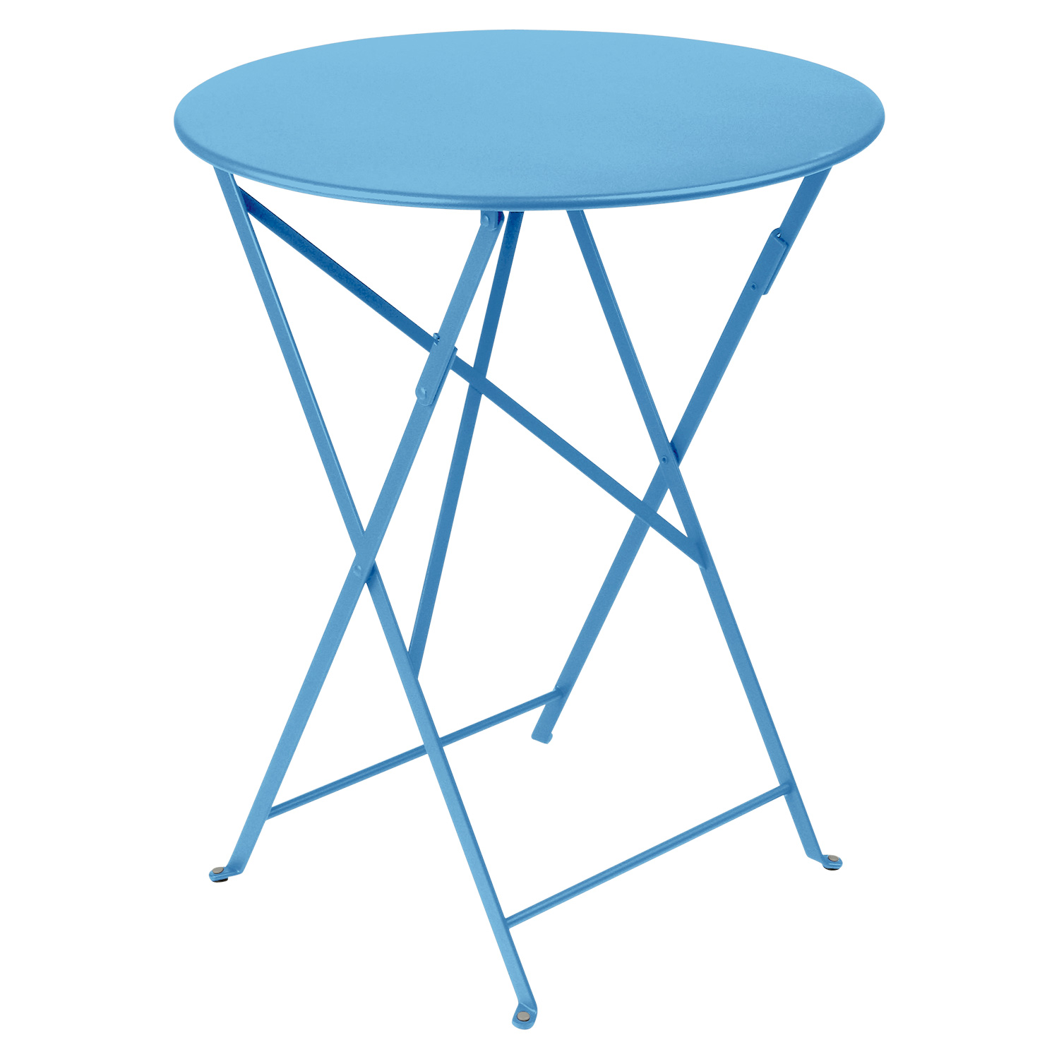 fermob bistro tisch 60cm maya blau 0245E1 108420