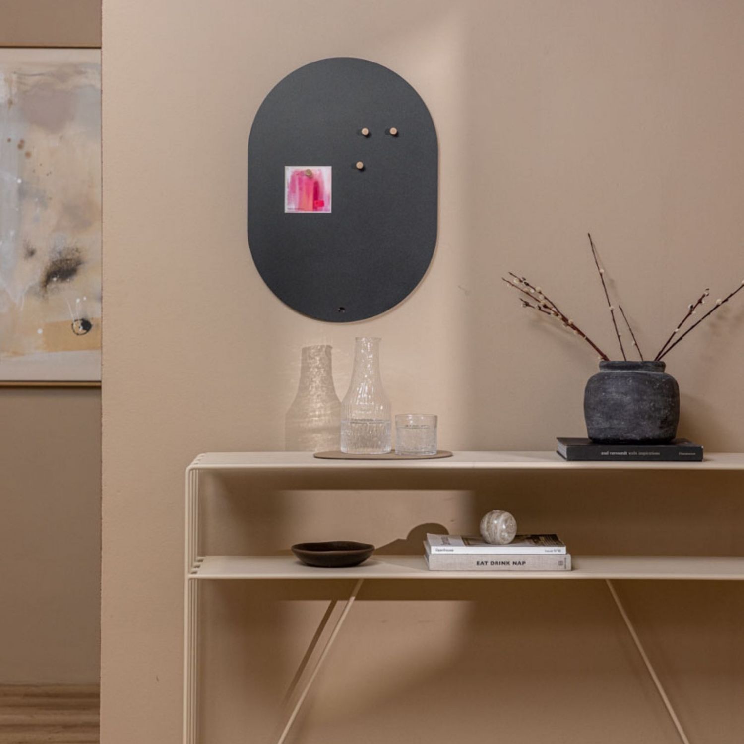 Metallbude - Tavo Magnettafel cashew