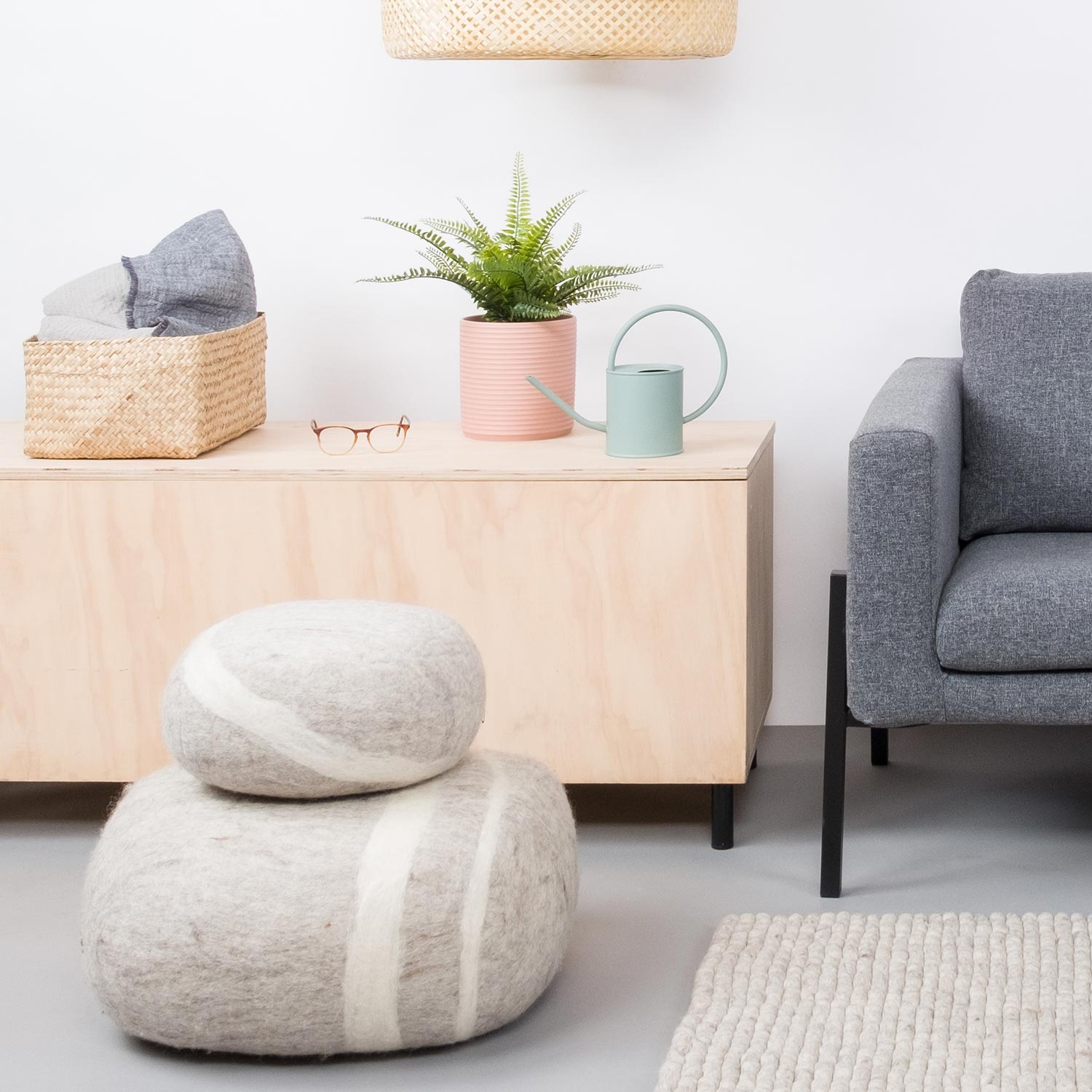 kieselstein bela filz beige myfelt 52201