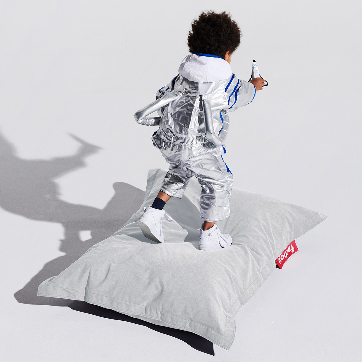 Fatboy - Junior Canvas Recycled Sitzsack cool grey