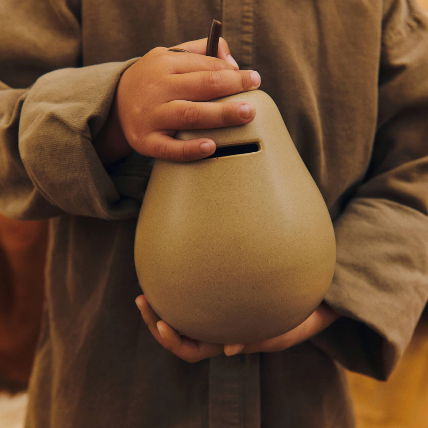 Ferm Living - Pear Spardose kaschmir