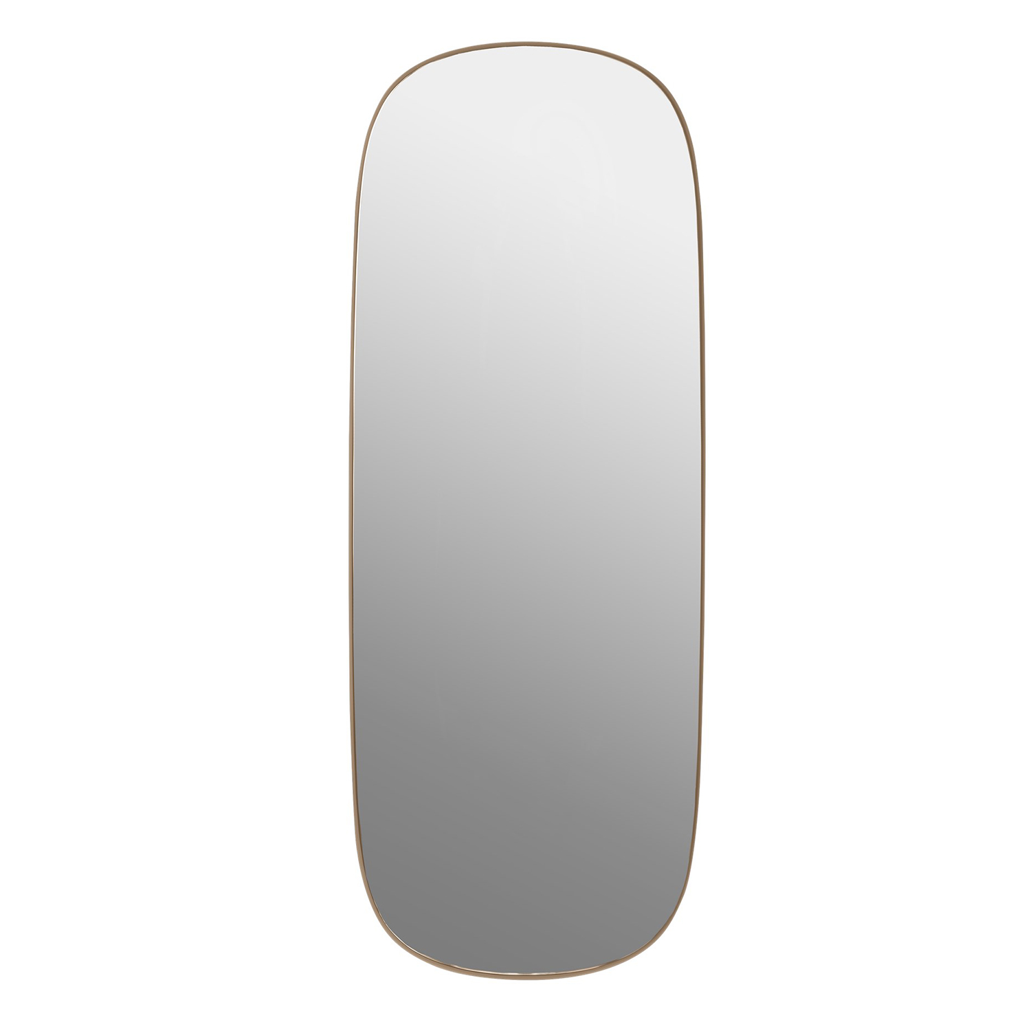 muuto framed mirror large rose clear 65478