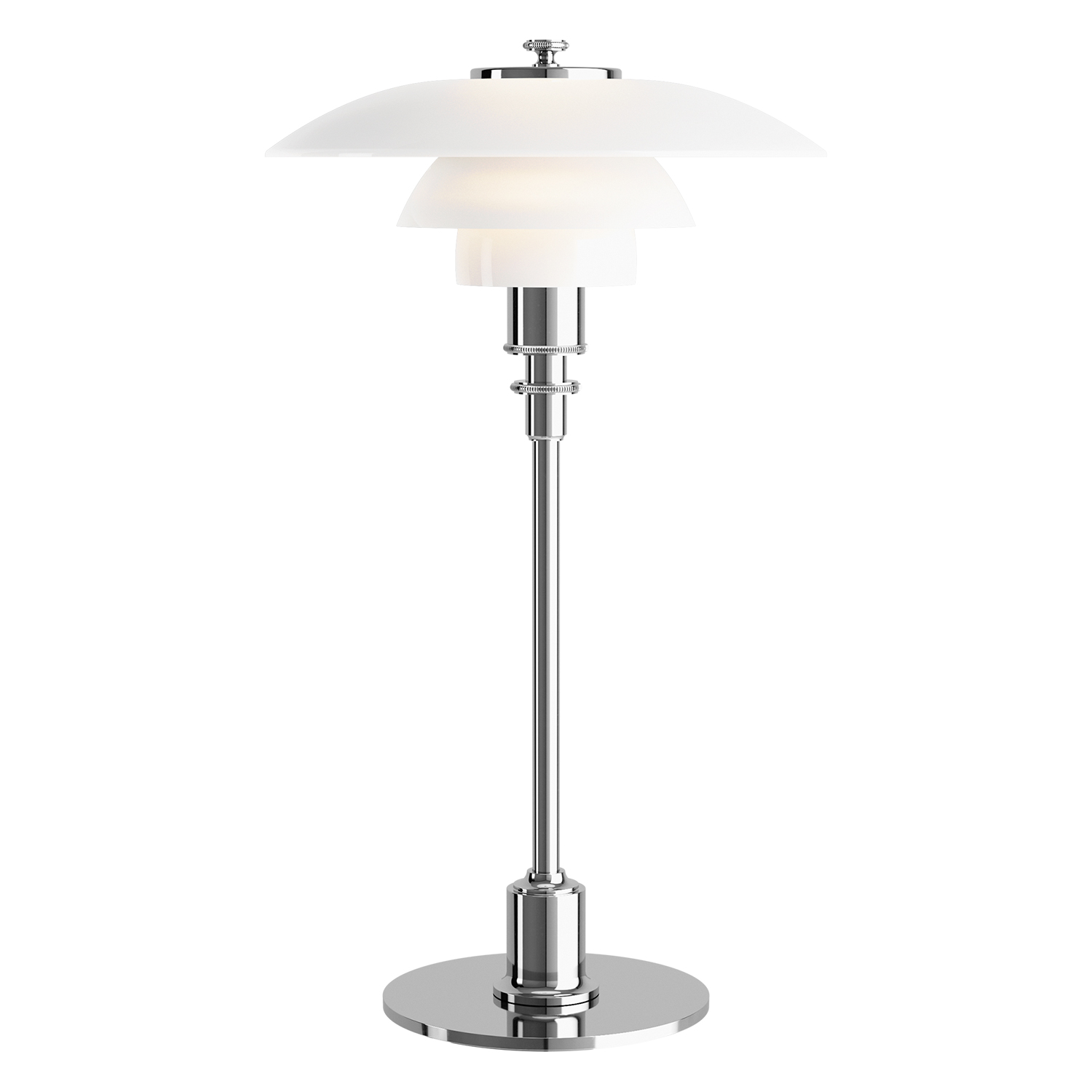 Louis Poulsen PH 21 tischlampe chrome 106113