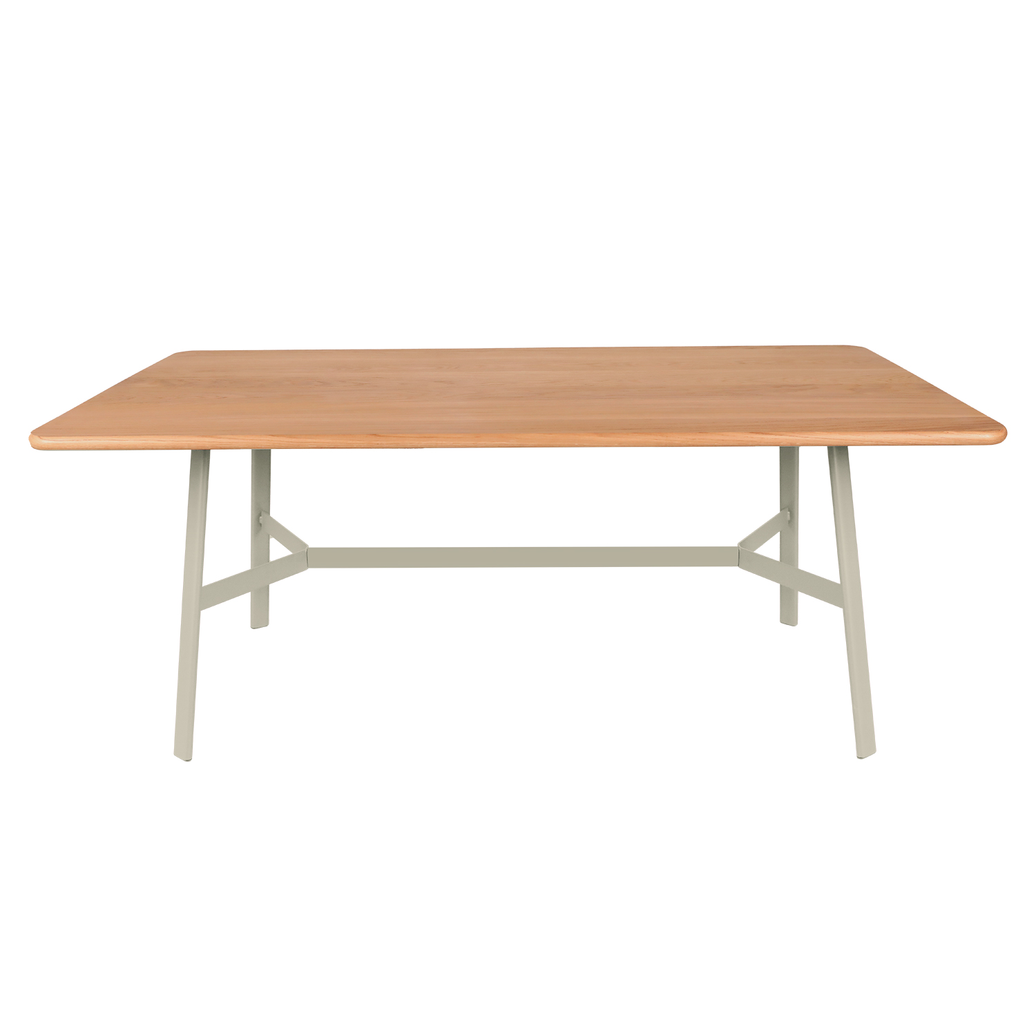 Fermob - So'O Tisch Eiche 180x90 cm lehmgrau