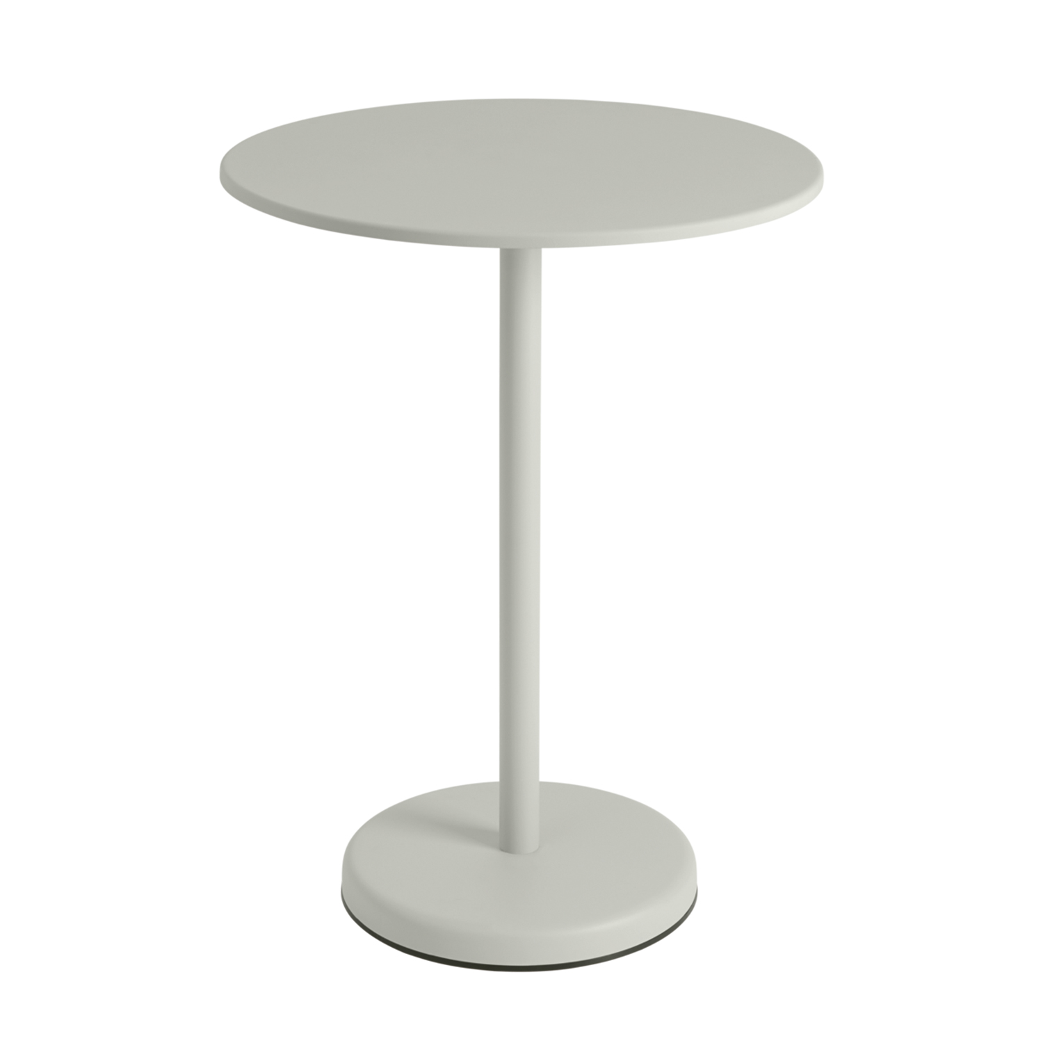 muuto linear steel cafetisch 95 grey rund 85879