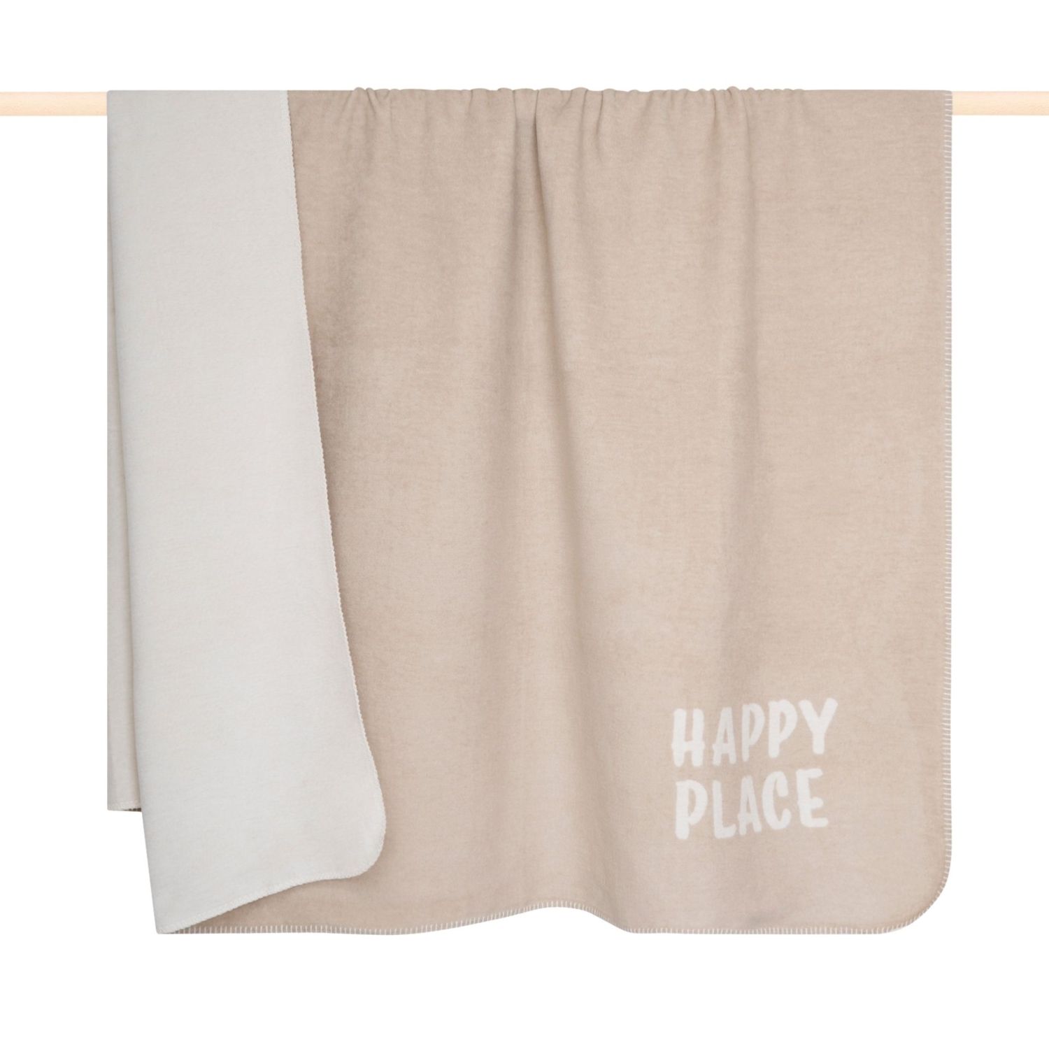 pad - Cozy Up Decke 150 x 200 cm sand-cream-happy