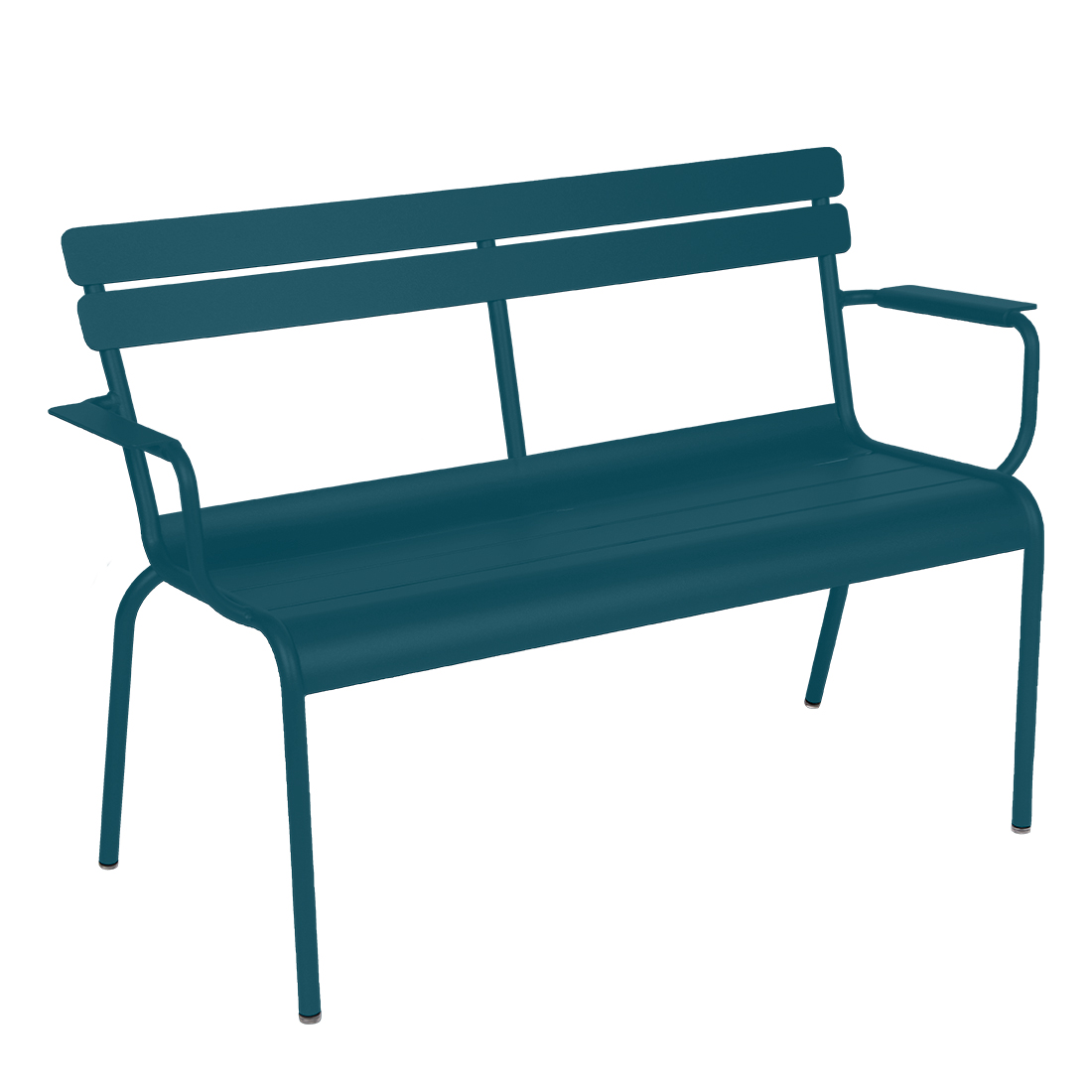 fermob luxembourg bank armlehnen acapulcoblau 87632