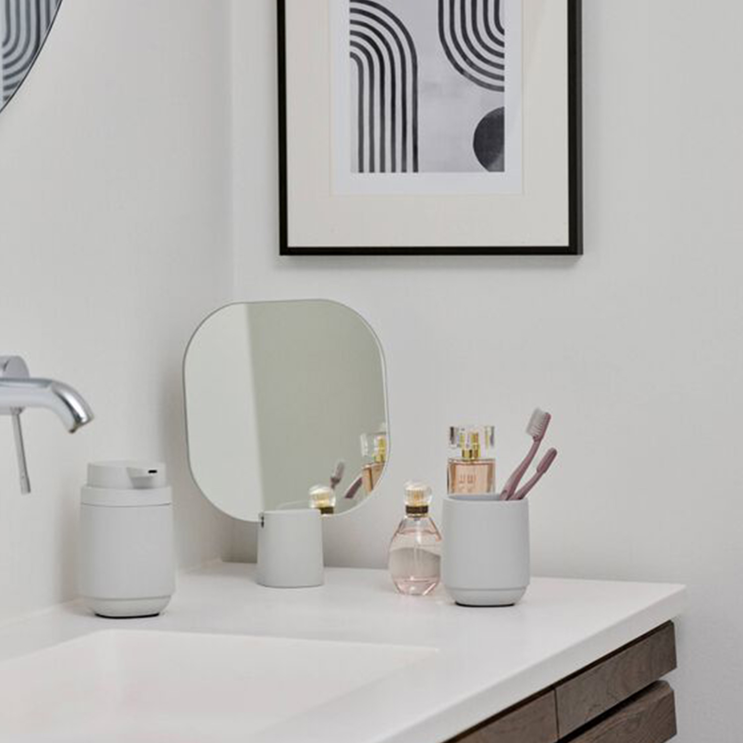 Zone Denmark - Time Tischspiegel weiß