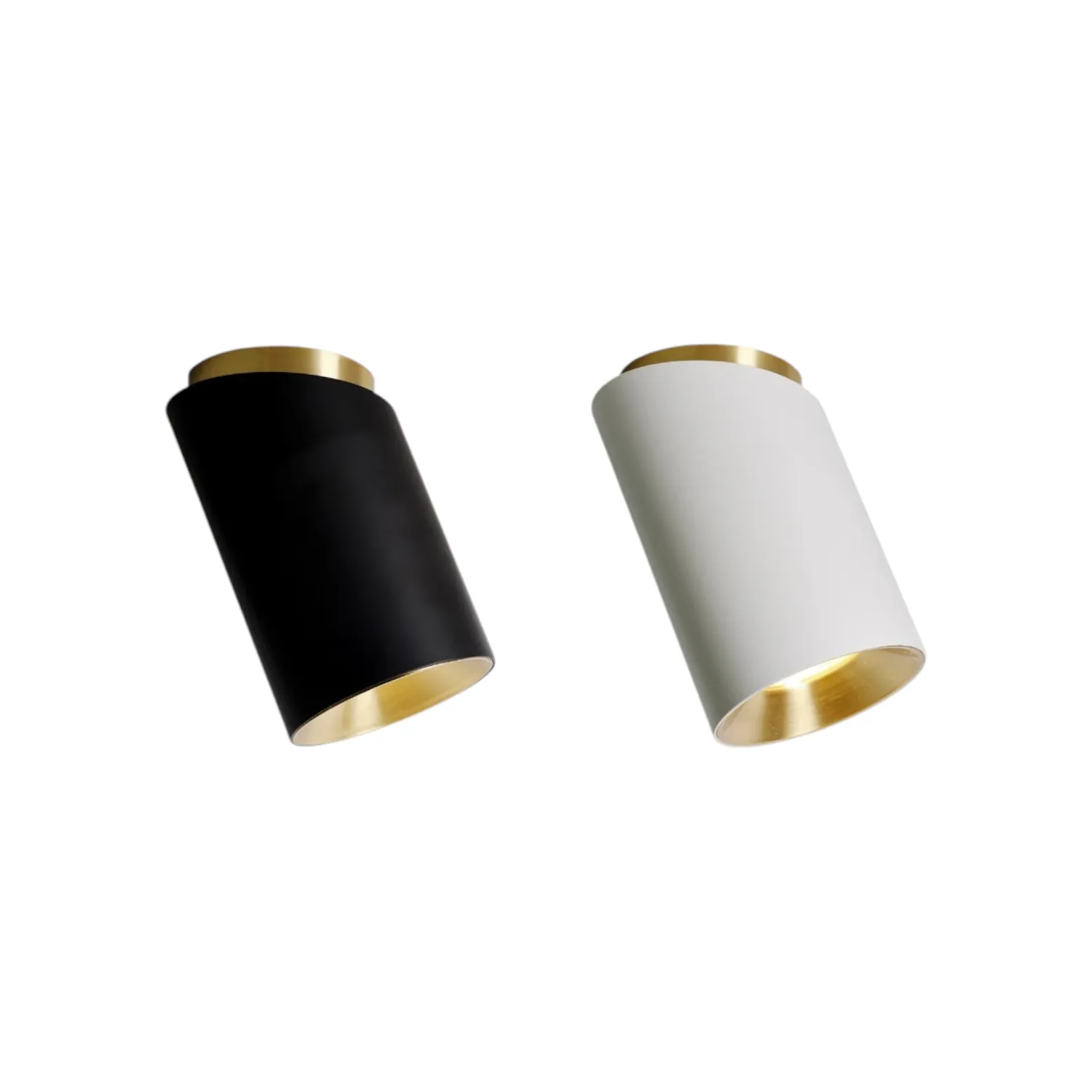 DCW - Tobo Deckenleuchte Ø 8,5 cm diagonal sw/ws 2er-Pack
