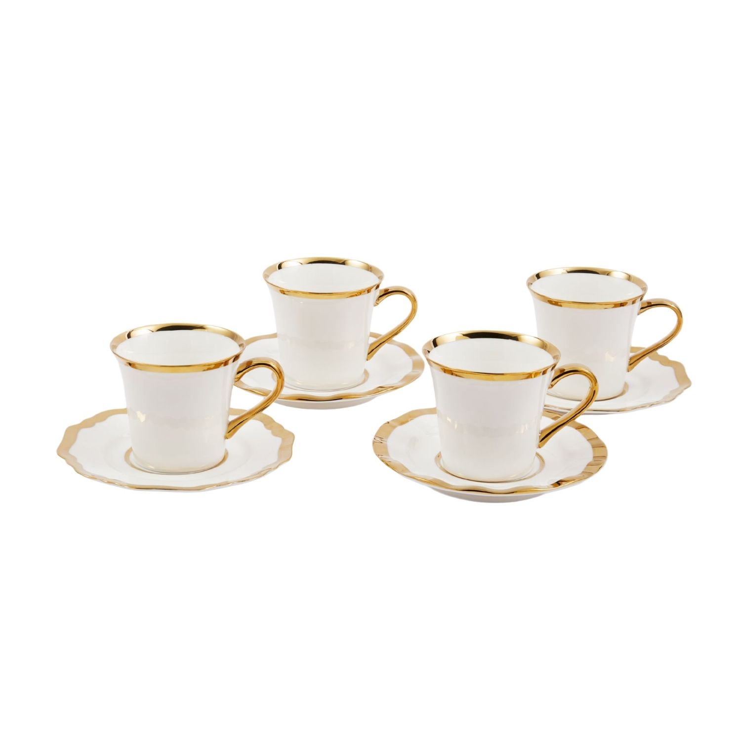 Pols Potten - Golden Finds Kaffeetassen 4er-Set