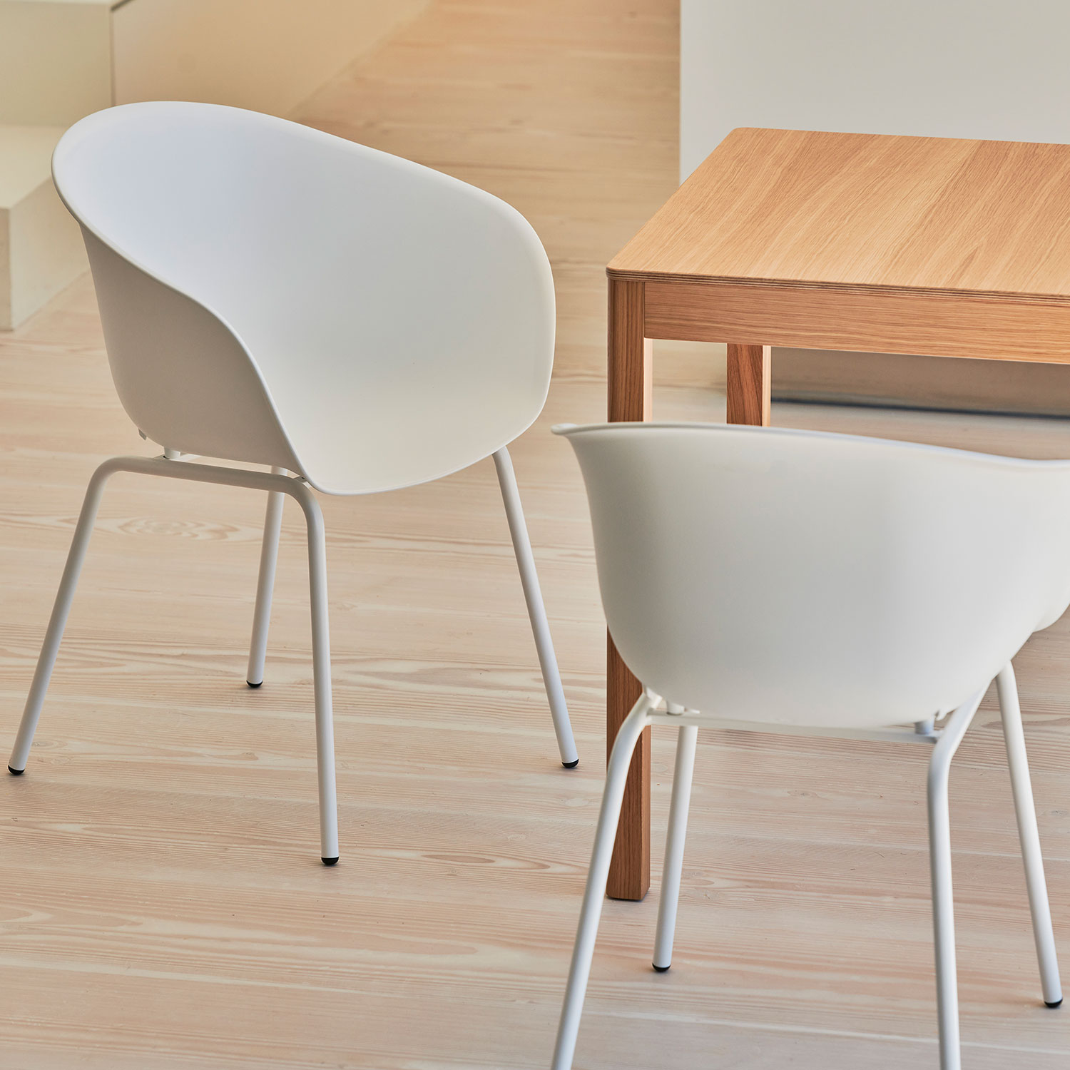 Jan Kurtz - Mato Stuhl weiß-weiß