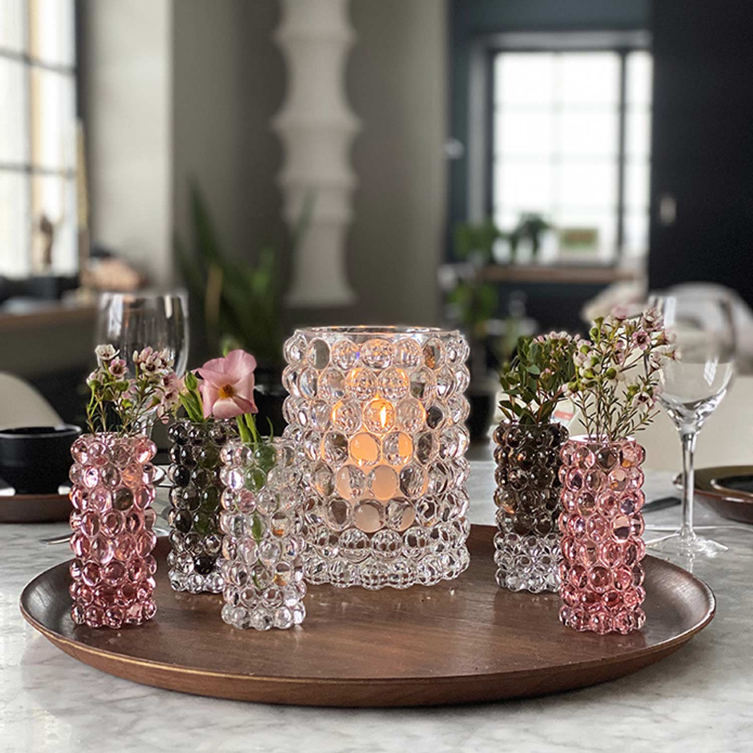 skogsberg hurricane mini vase optikperlen 75939