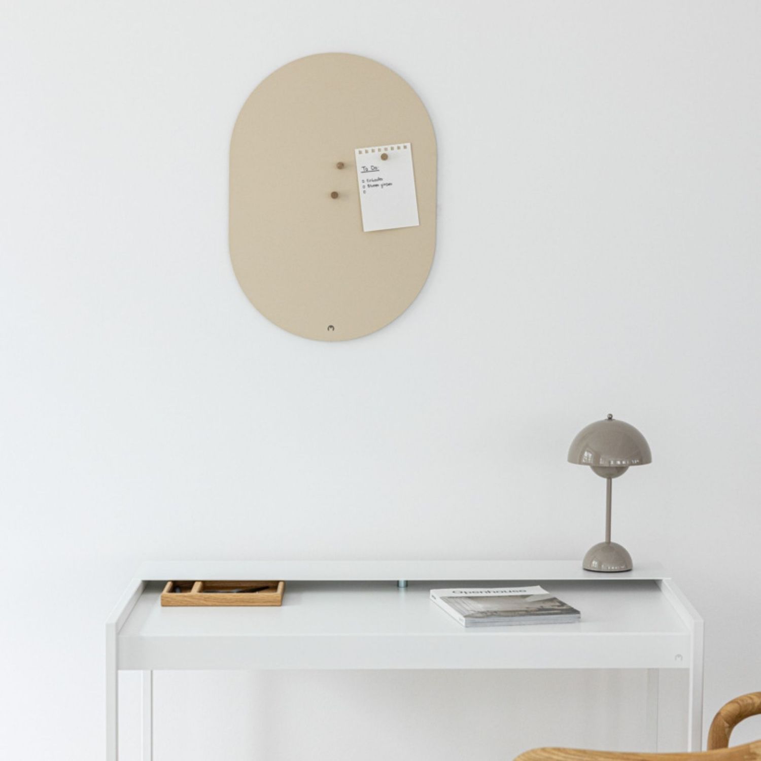 Metallbude - Tavo Magnettafel cashew