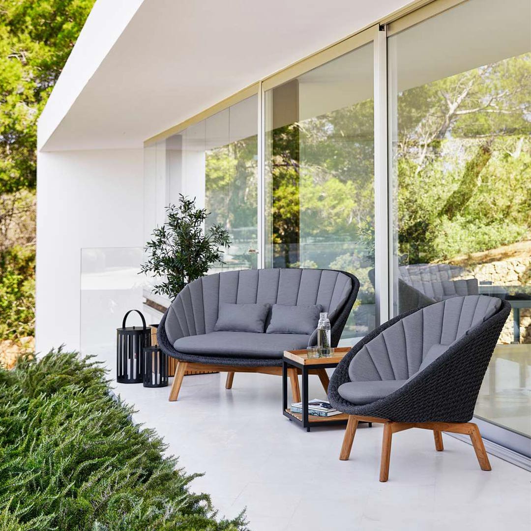 cane line peacock 2 sitz sofa outdoor 78842