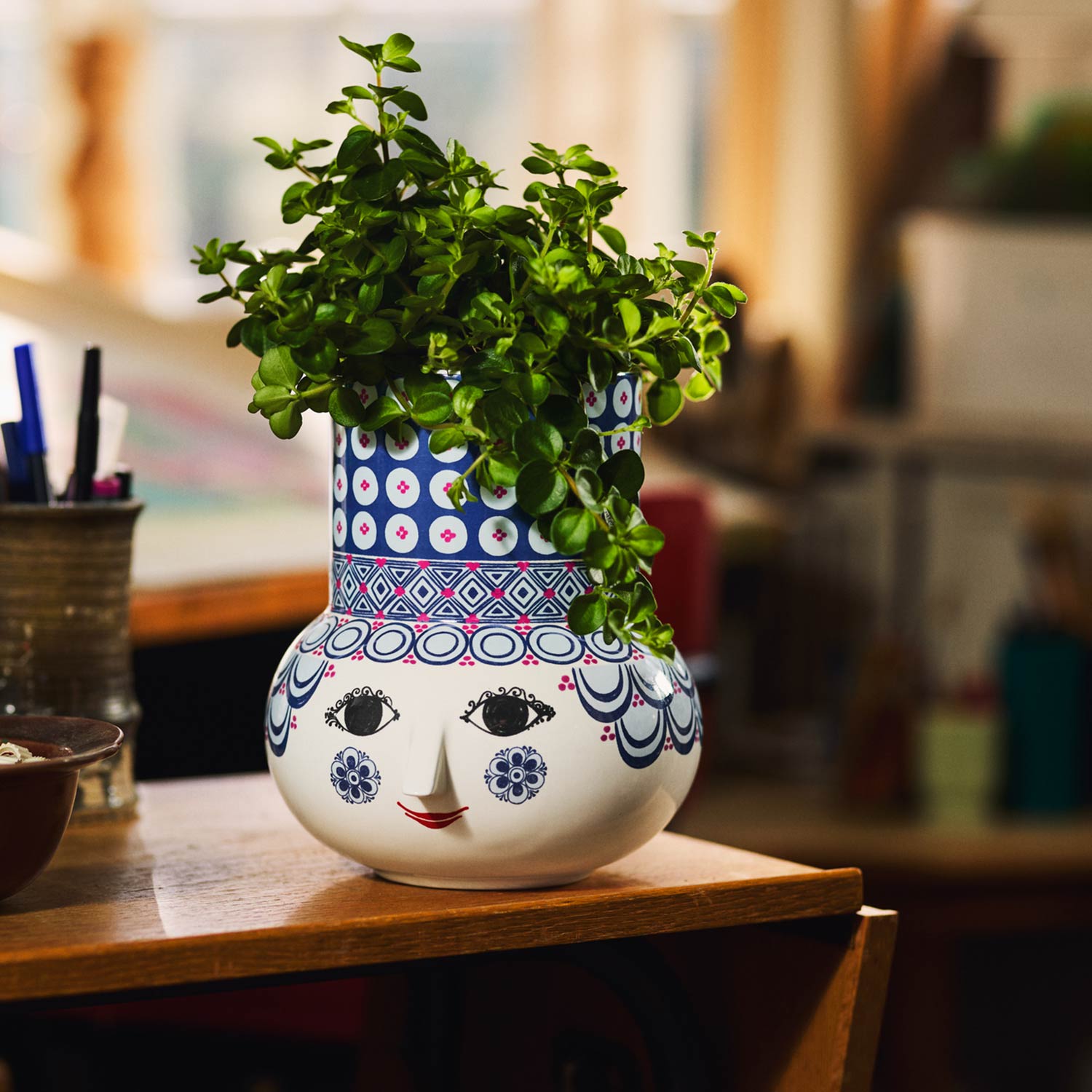 Björn Wiinblad - Olga Vase H15 cm pink