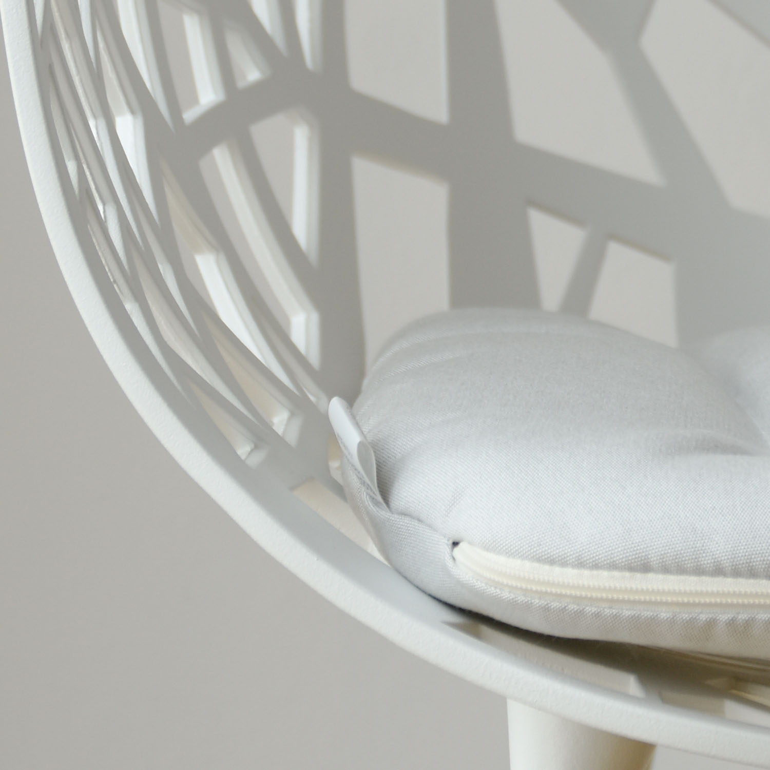 Hellgrau Sitzkissen Solids Forest Seite reisverschluss