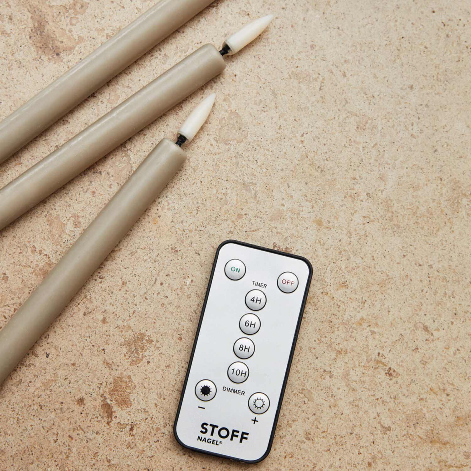 stoff nagel fernbedienung uyuni led kerze 86461