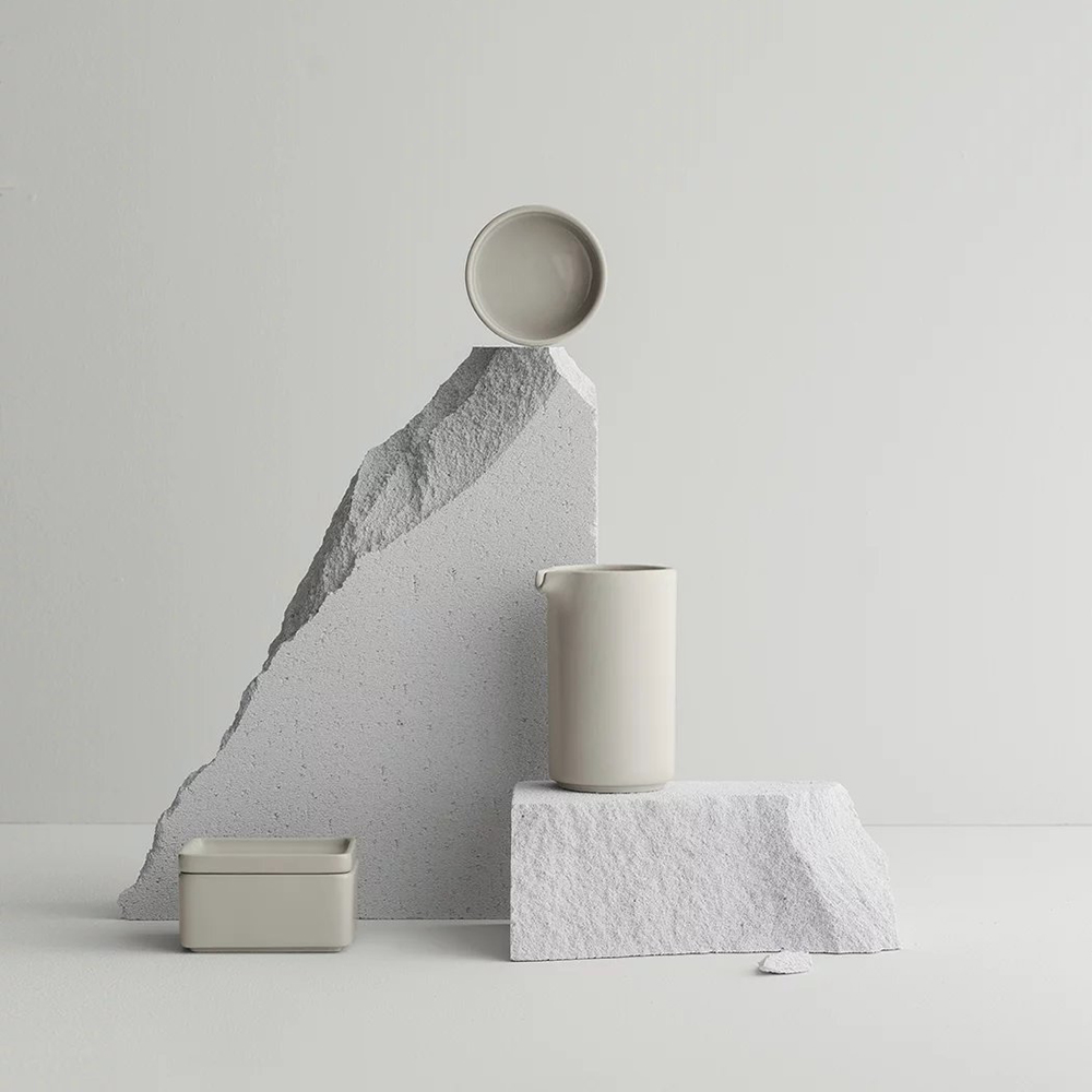 blomus - PILAR Butterdose mirage grey