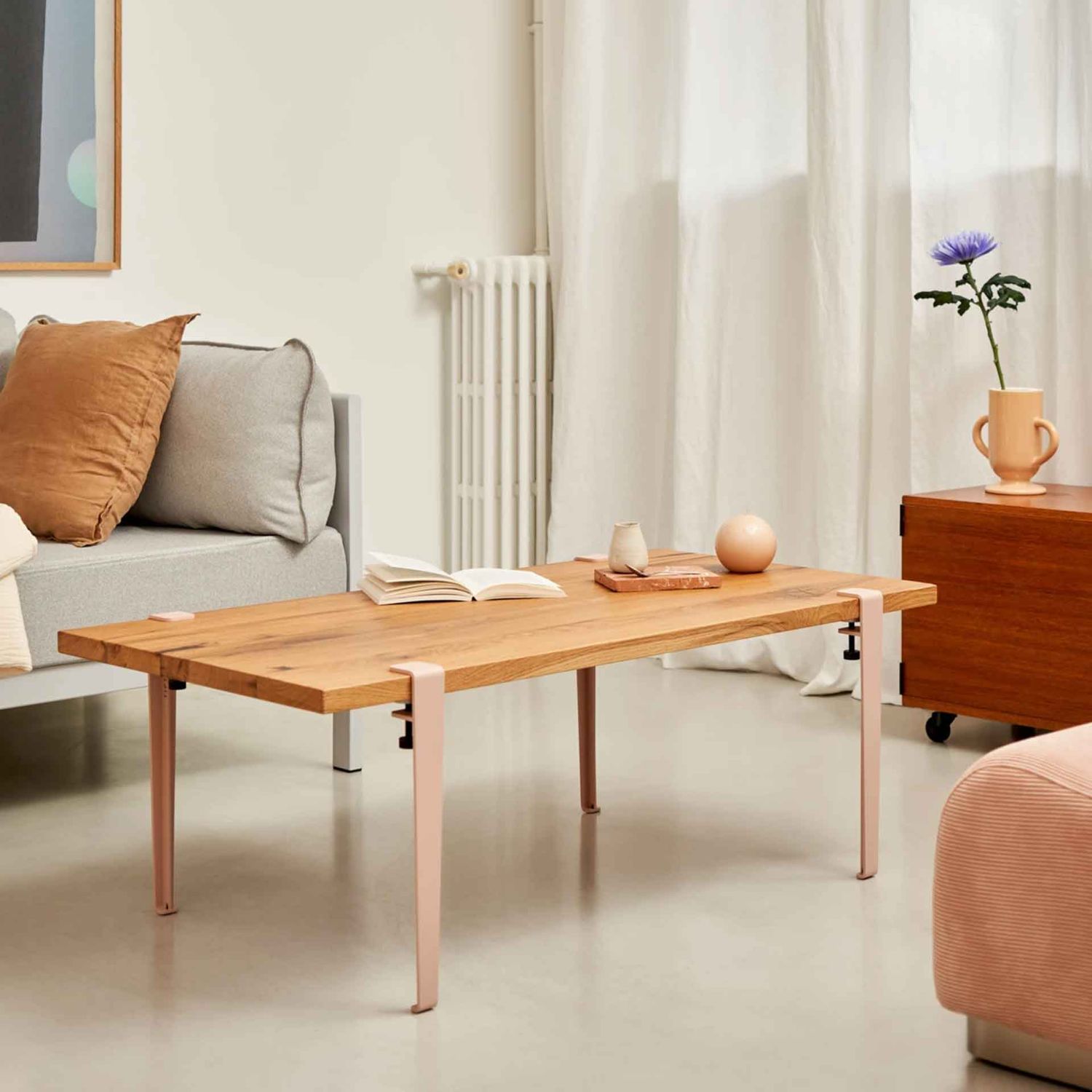 Tiptoe - Heju Tischbein für Couchtisch 43 cm aurora rosa