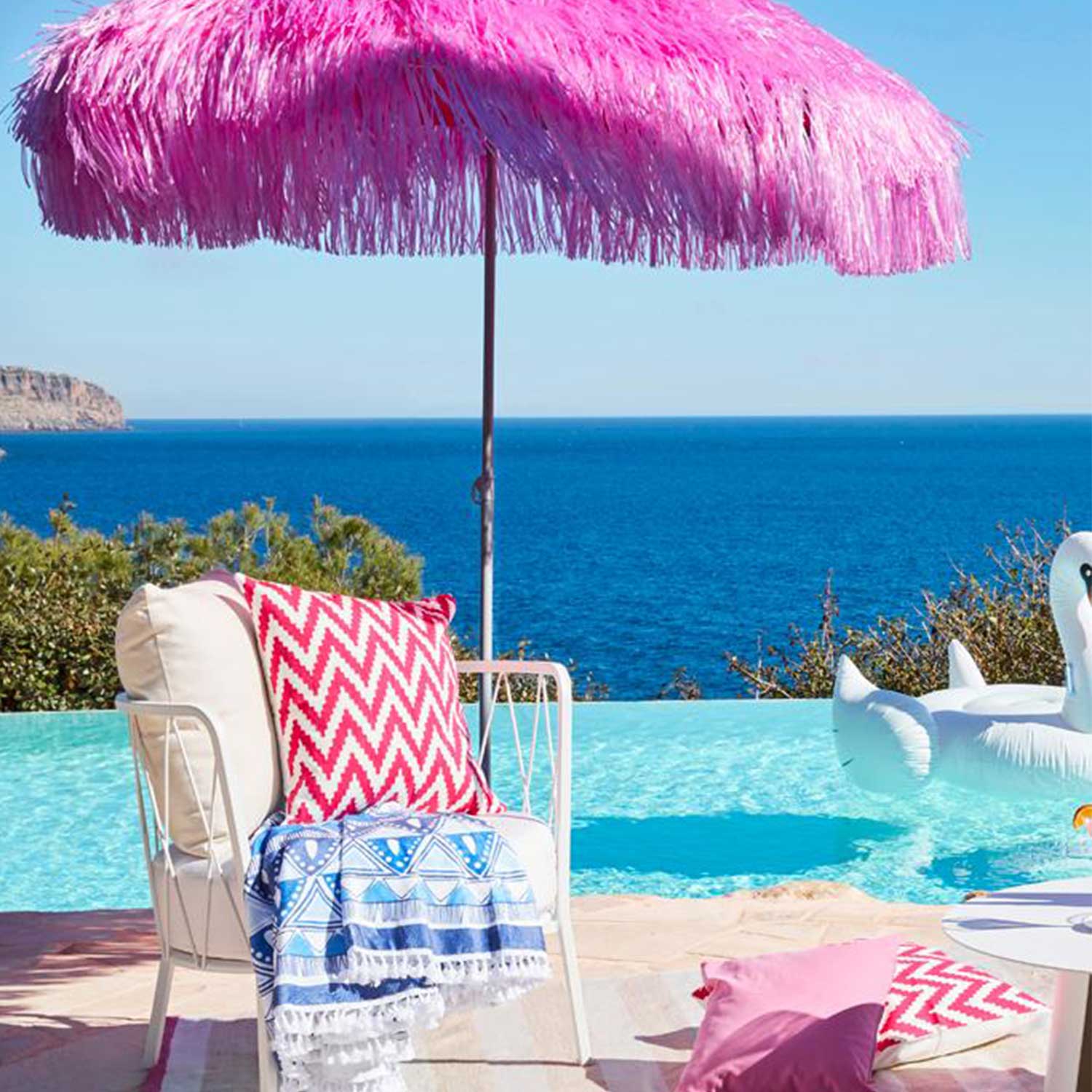 jan kurtz hawaii sonnenschirm pink outdoor 65215