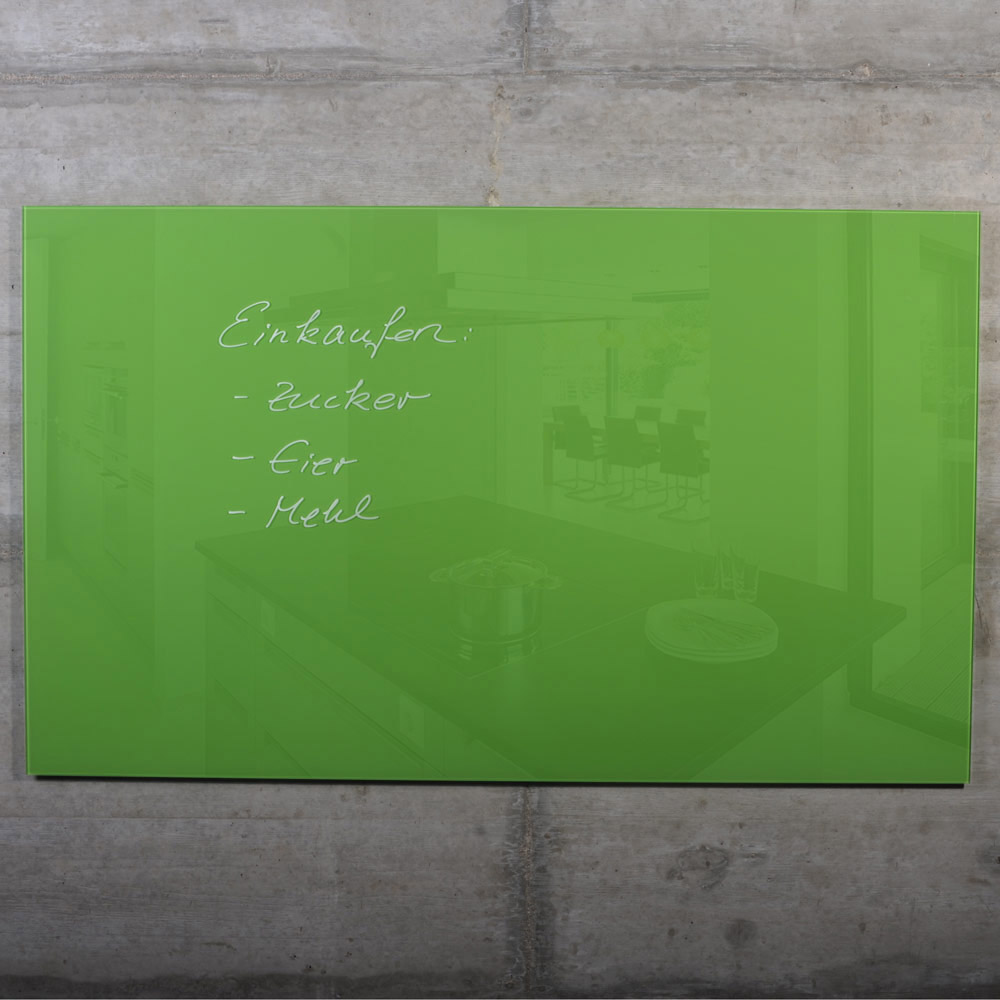 Glas Magnetboard MAX 60x40 cm grün