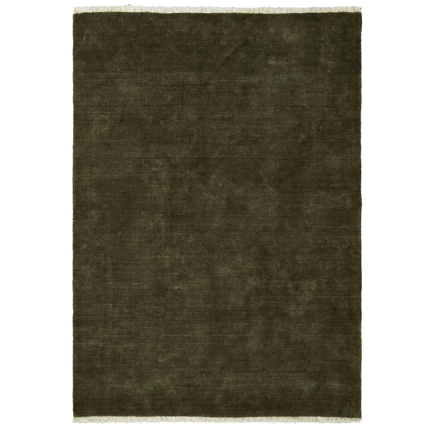 Ferm Living - Firth Juteteppich 200x300 cm dark olive
