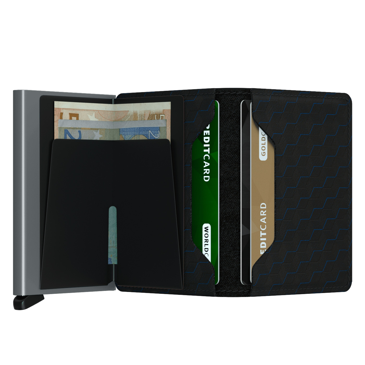 secrid slimwallet offen optical schwarz 53591