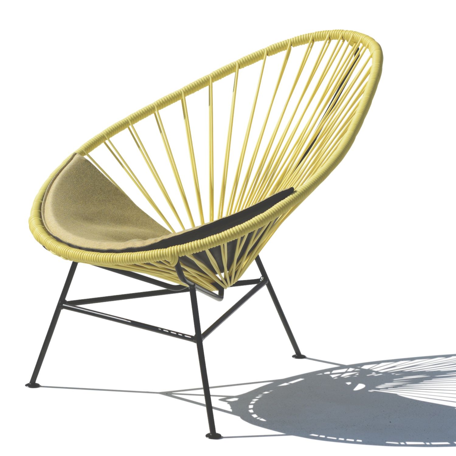 OK Design - Acapulco Mini Sitzkissen smokey yellow