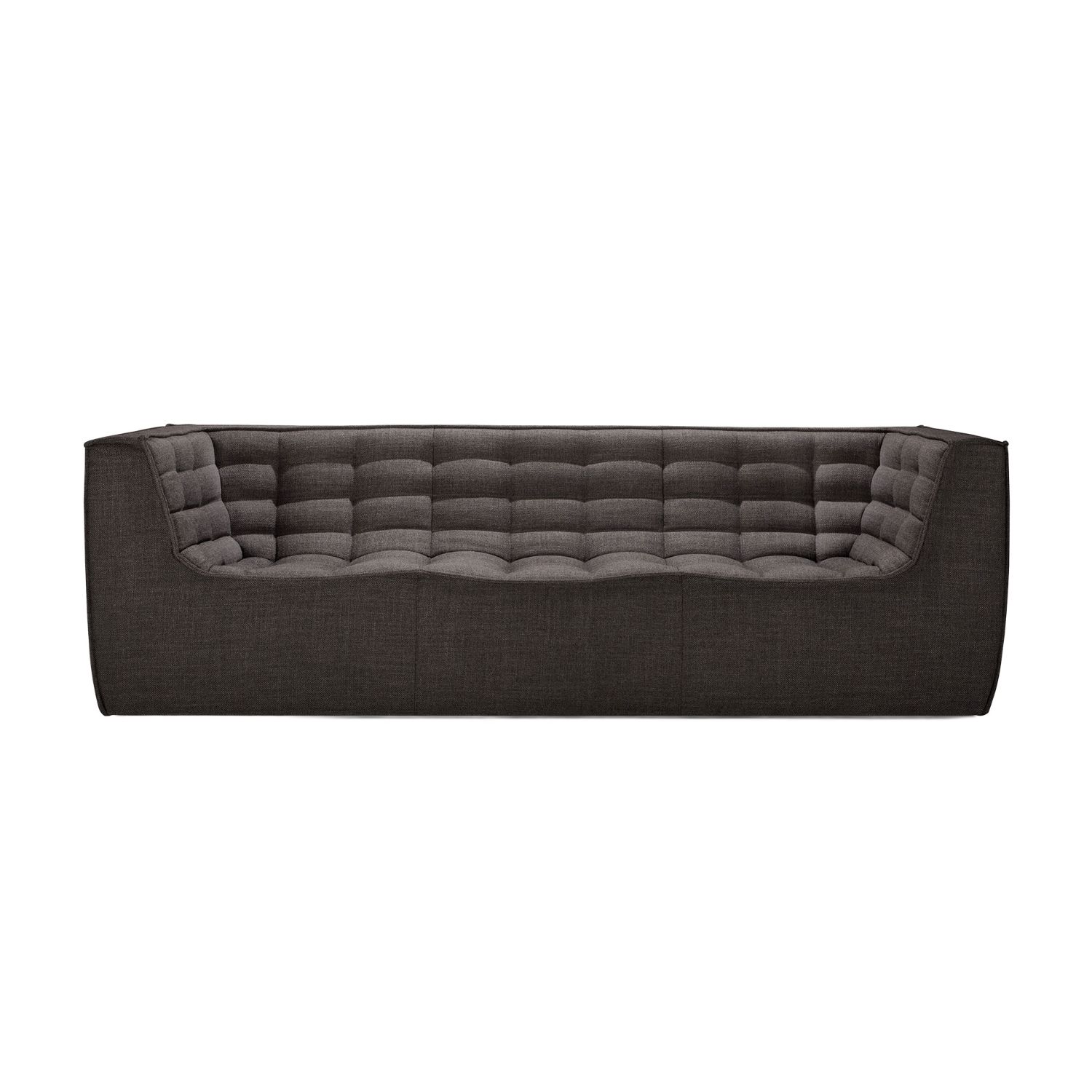 Ethnicraft - N701 Sofa dunkelgrau