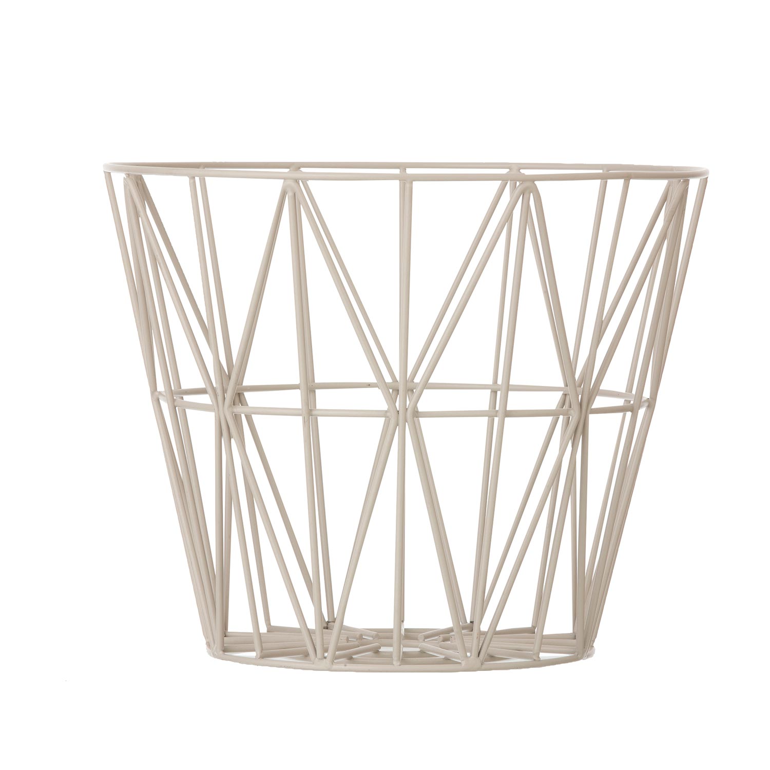 ferm wire basket small light grey 3092 27168