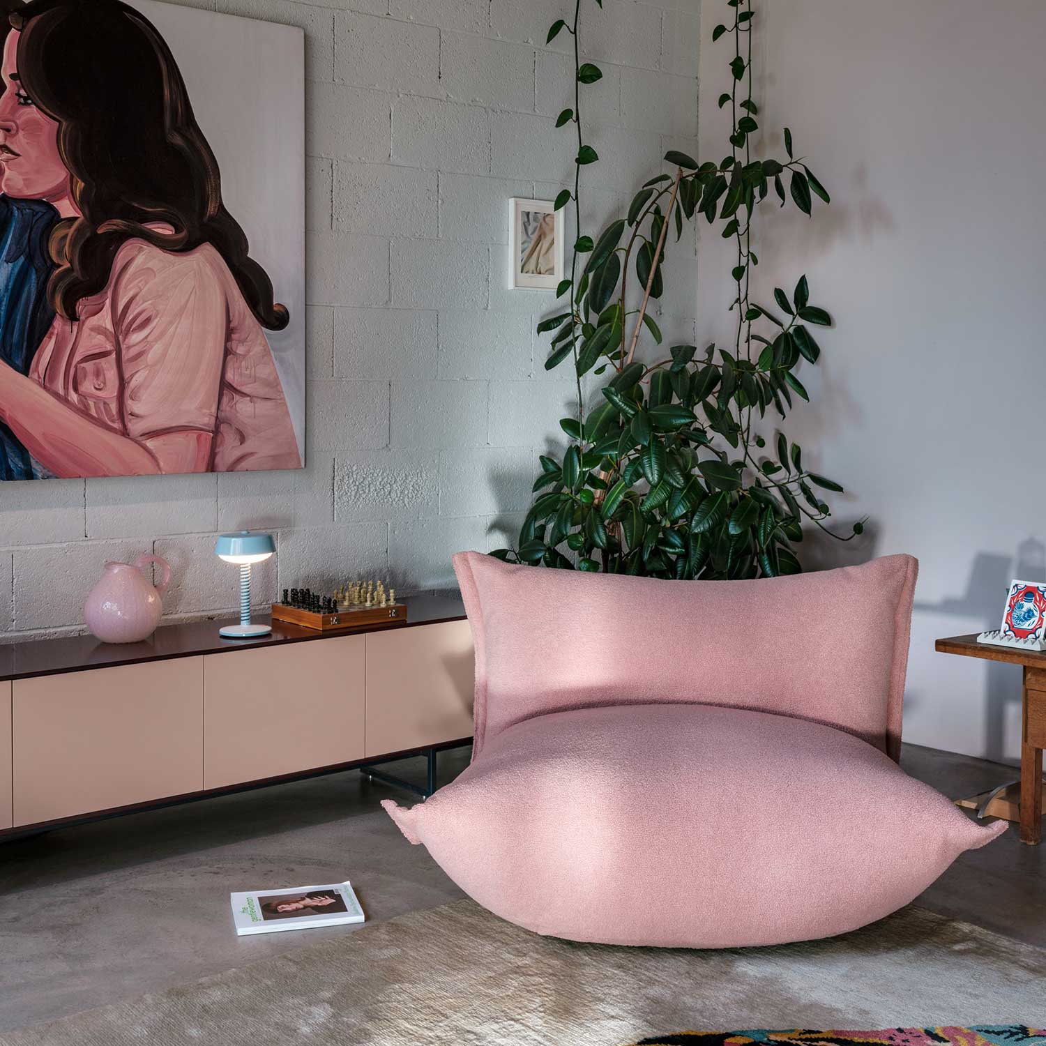 fatboy the BonBaron sherpa pinky promise im wohnzimmer 105729