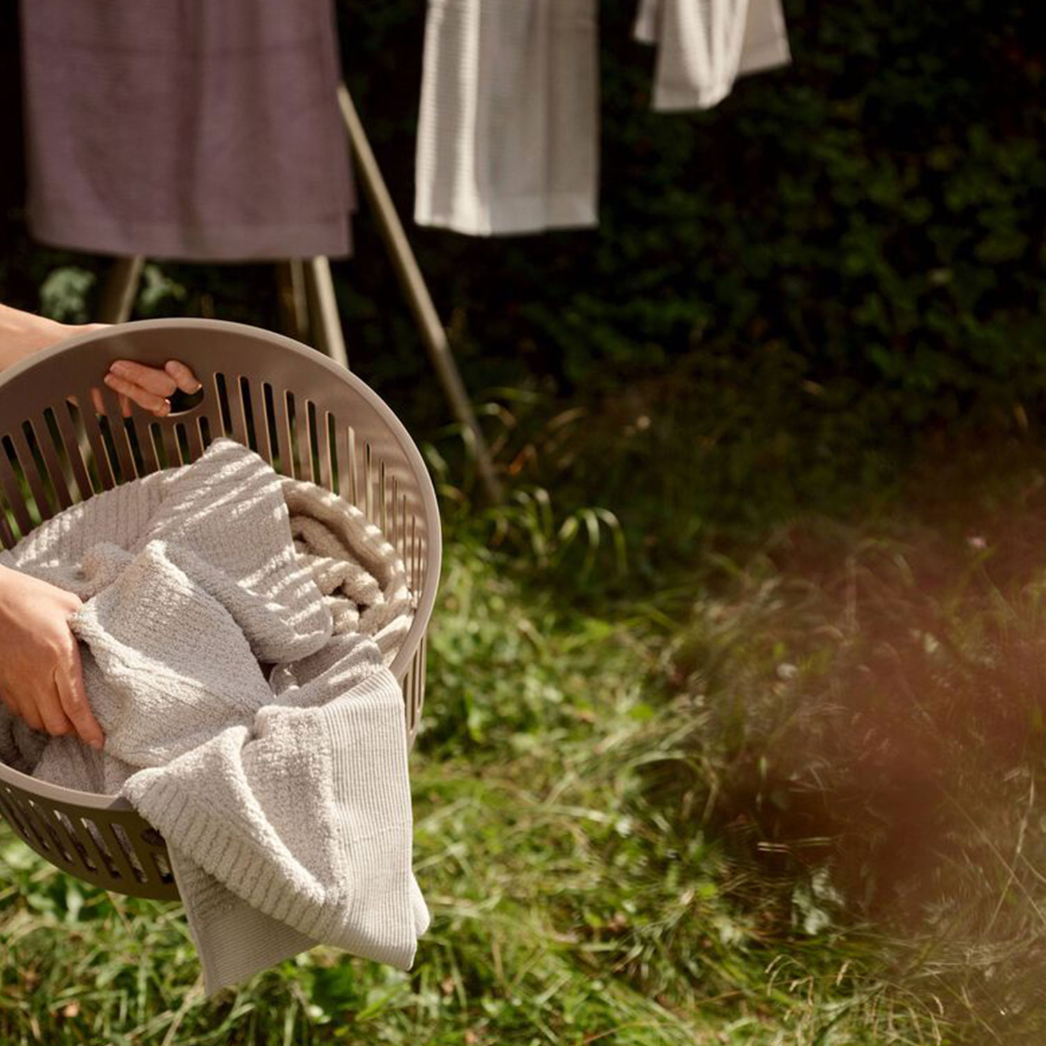 Zone Denmark - Ume Wäschekorb klein taupe