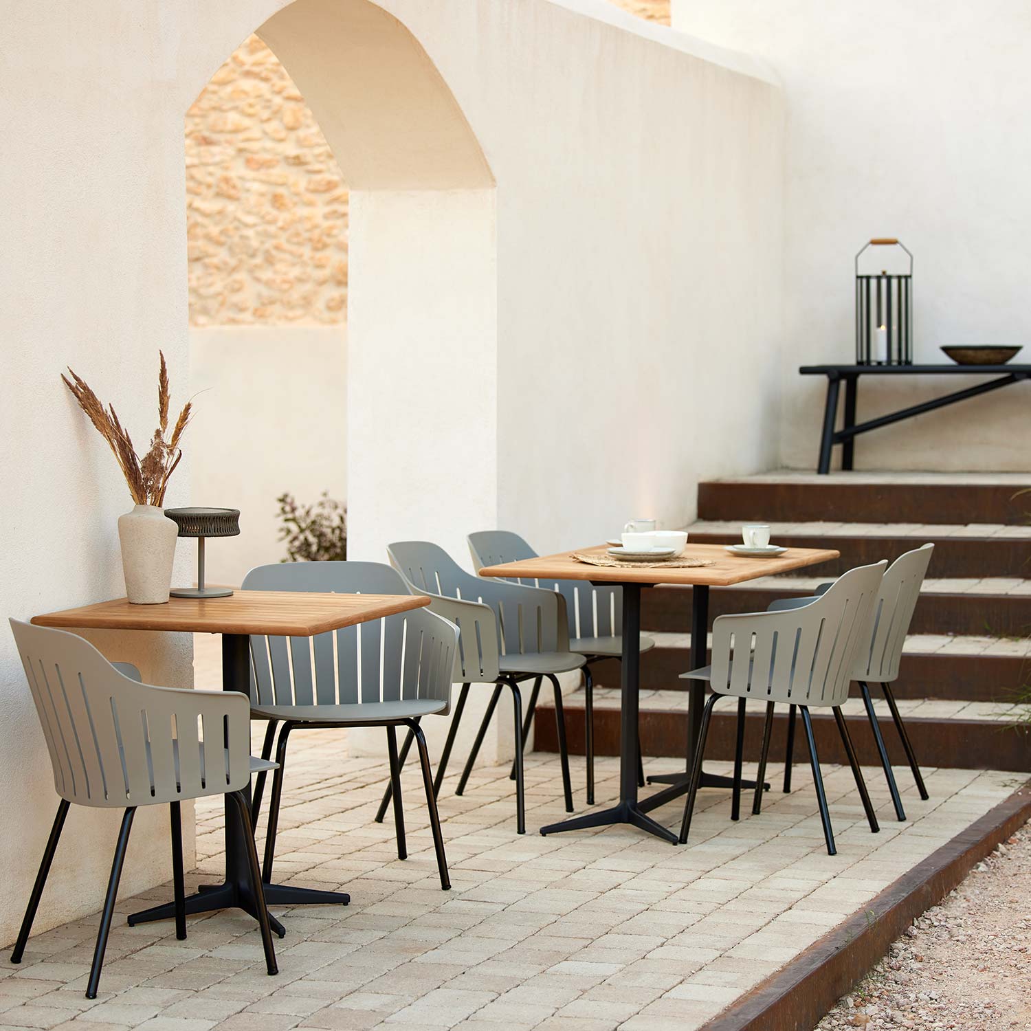 cane line choice sessel 4 beine taupe 98638