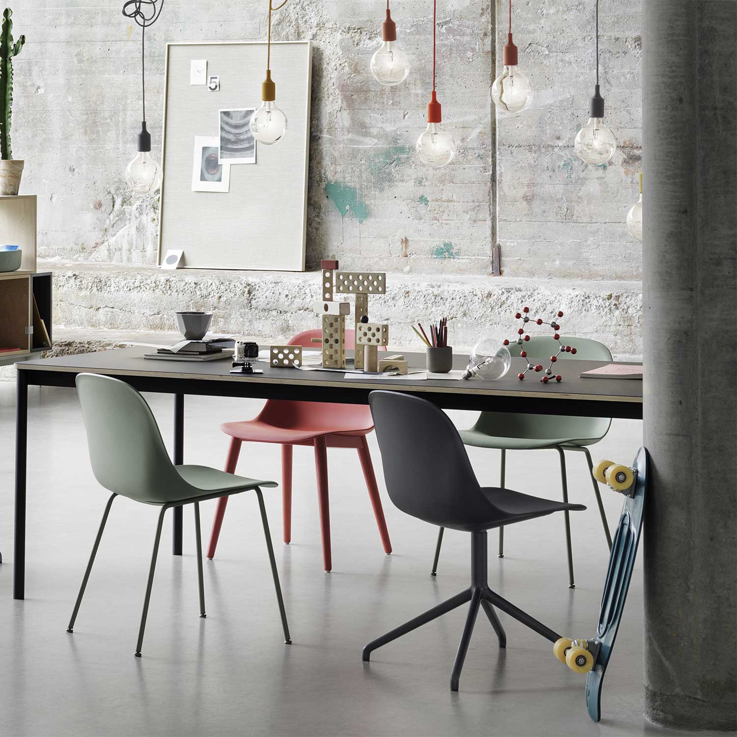 am tisch fiber side chair tube dustygreen muuto 53831