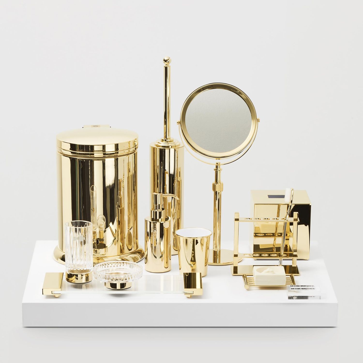 Decor Walther - Classic SBG WC Bürstengarnitur Stand gold